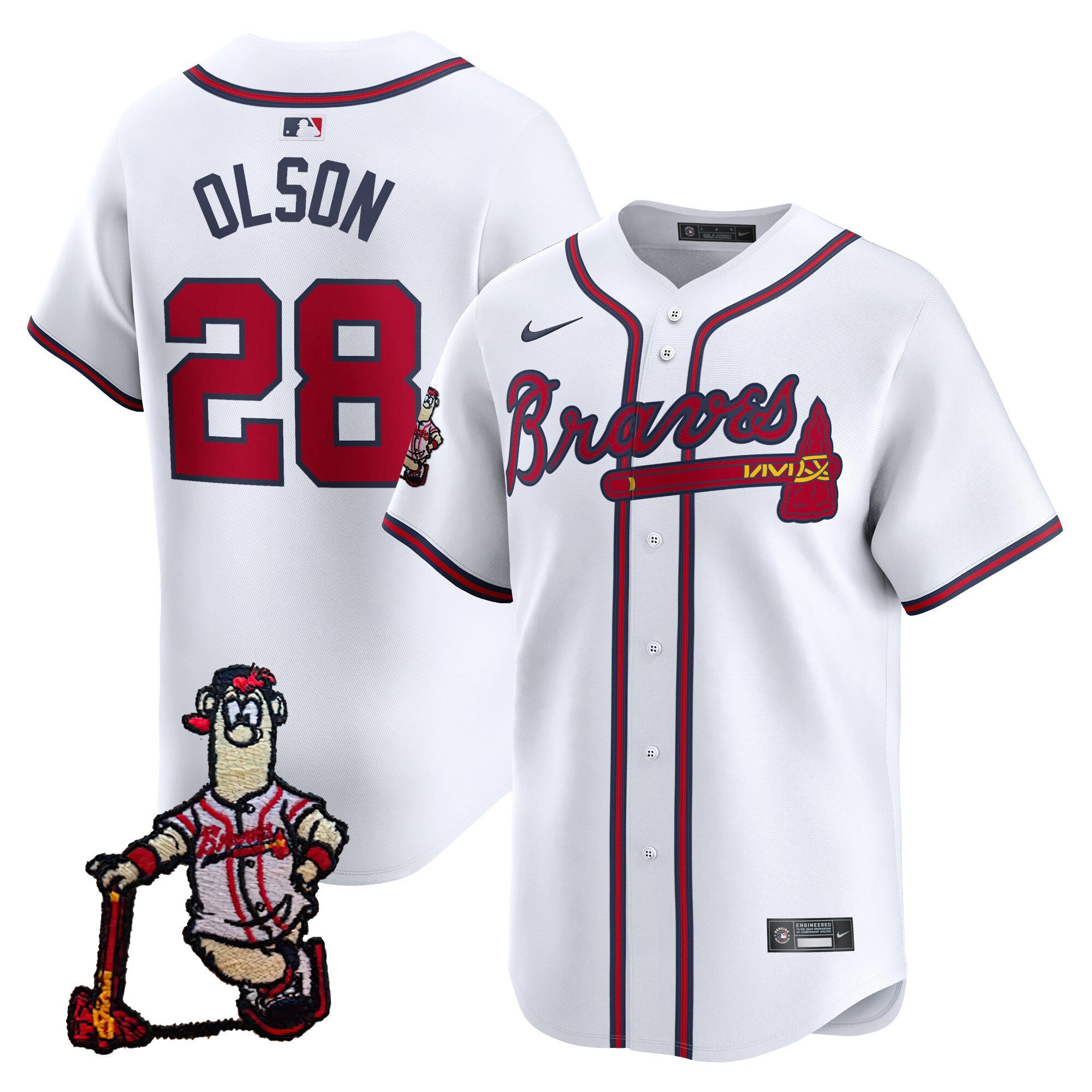 Men’s Atlanta Blooper Patch Vapor Premier Limited Jersey