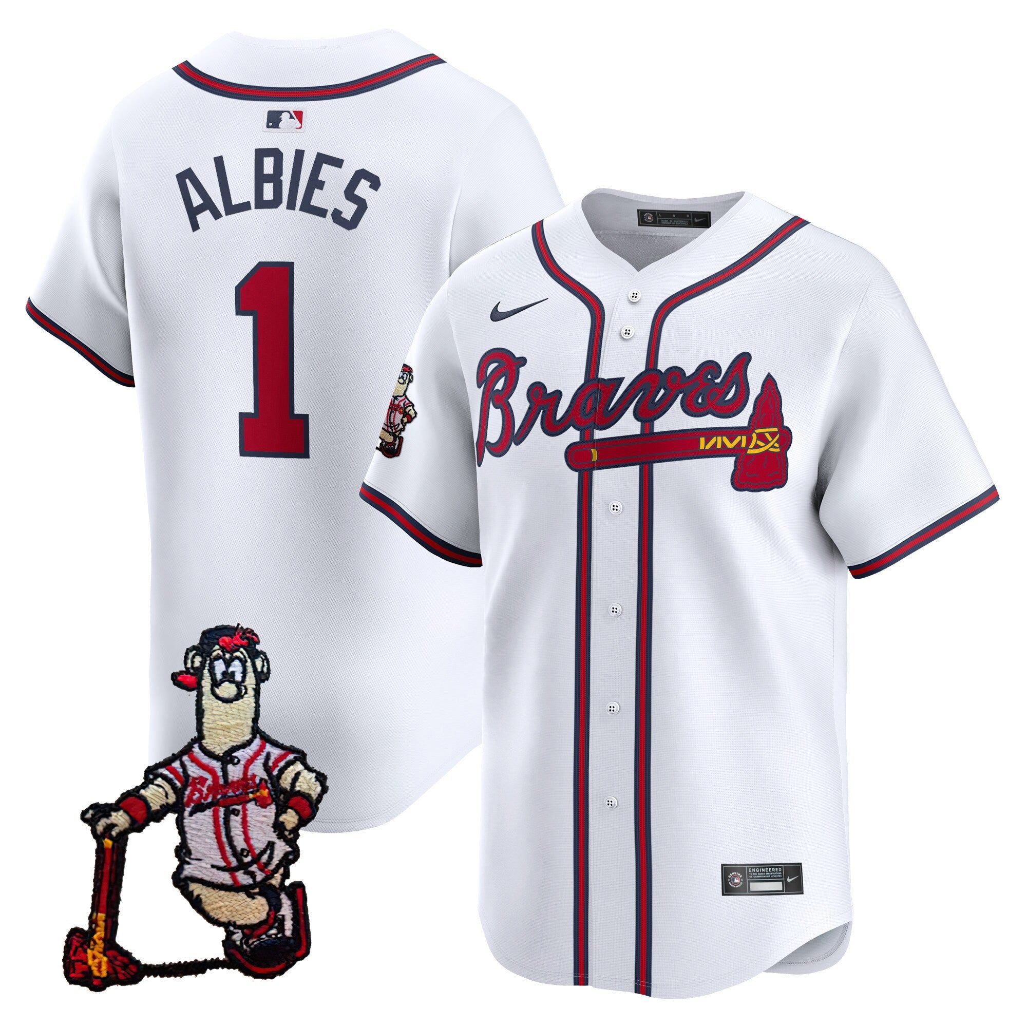 Men’s Atlanta Blooper Patch Vapor Premier Limited Jersey