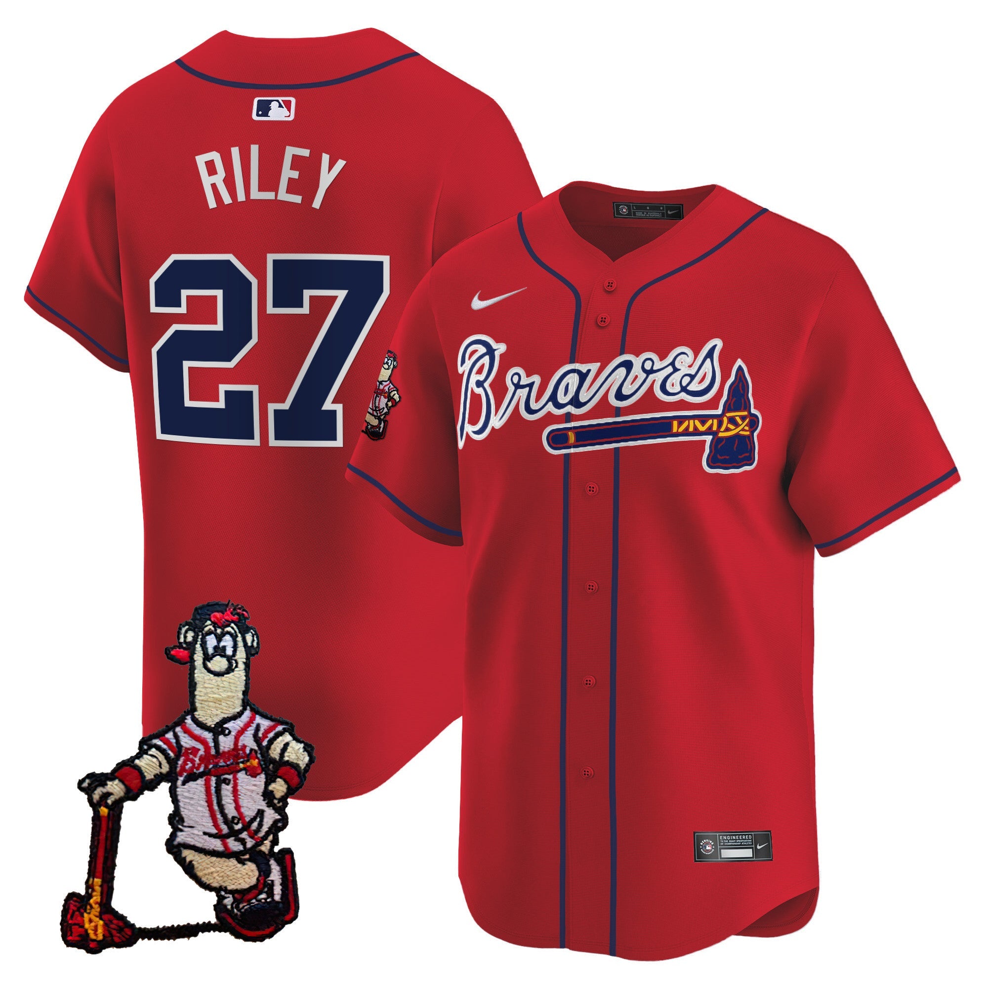 Men’s Atlanta Blooper Patch Vapor Premier Limited Jersey