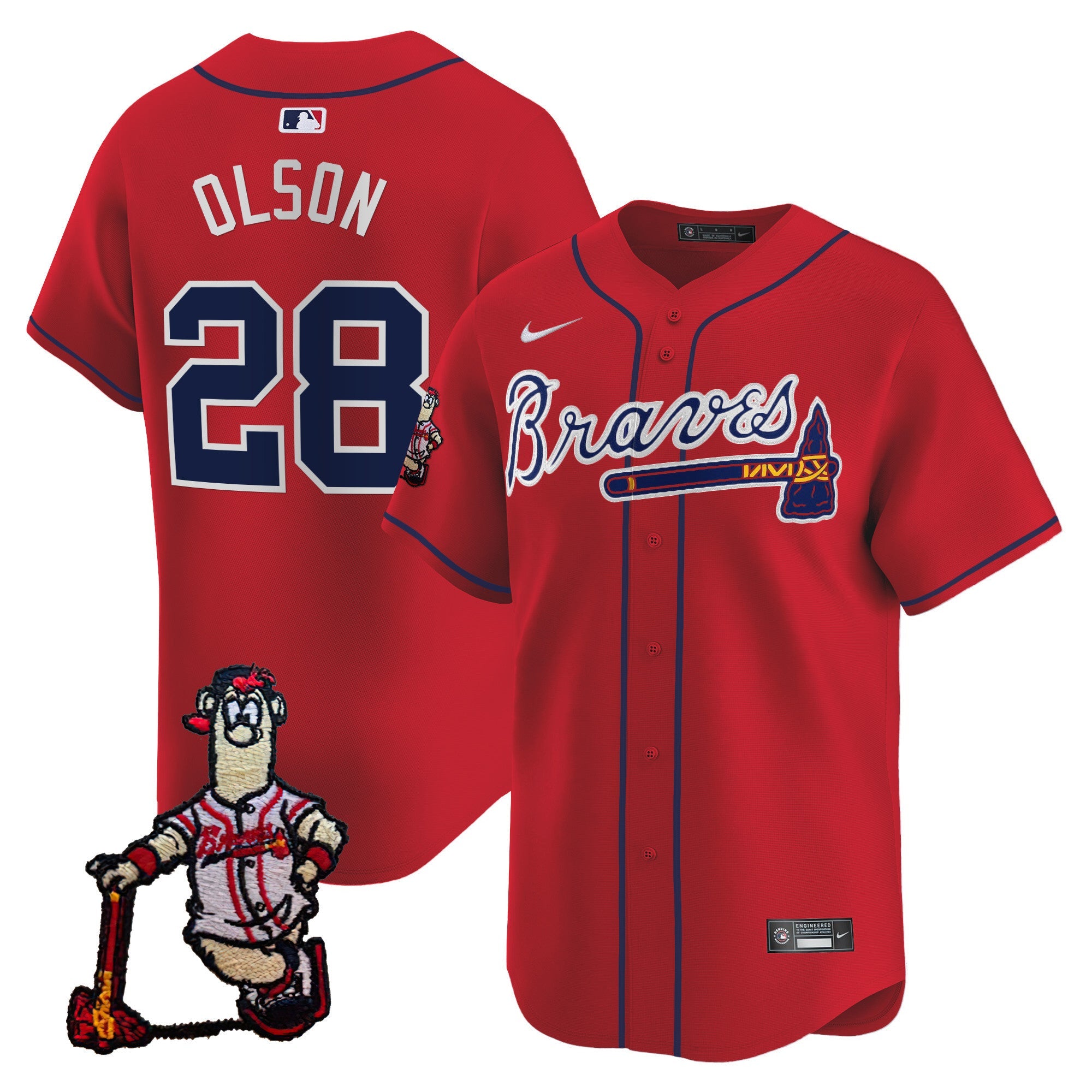 Men’s Atlanta Blooper Patch Vapor Premier Limited Jersey