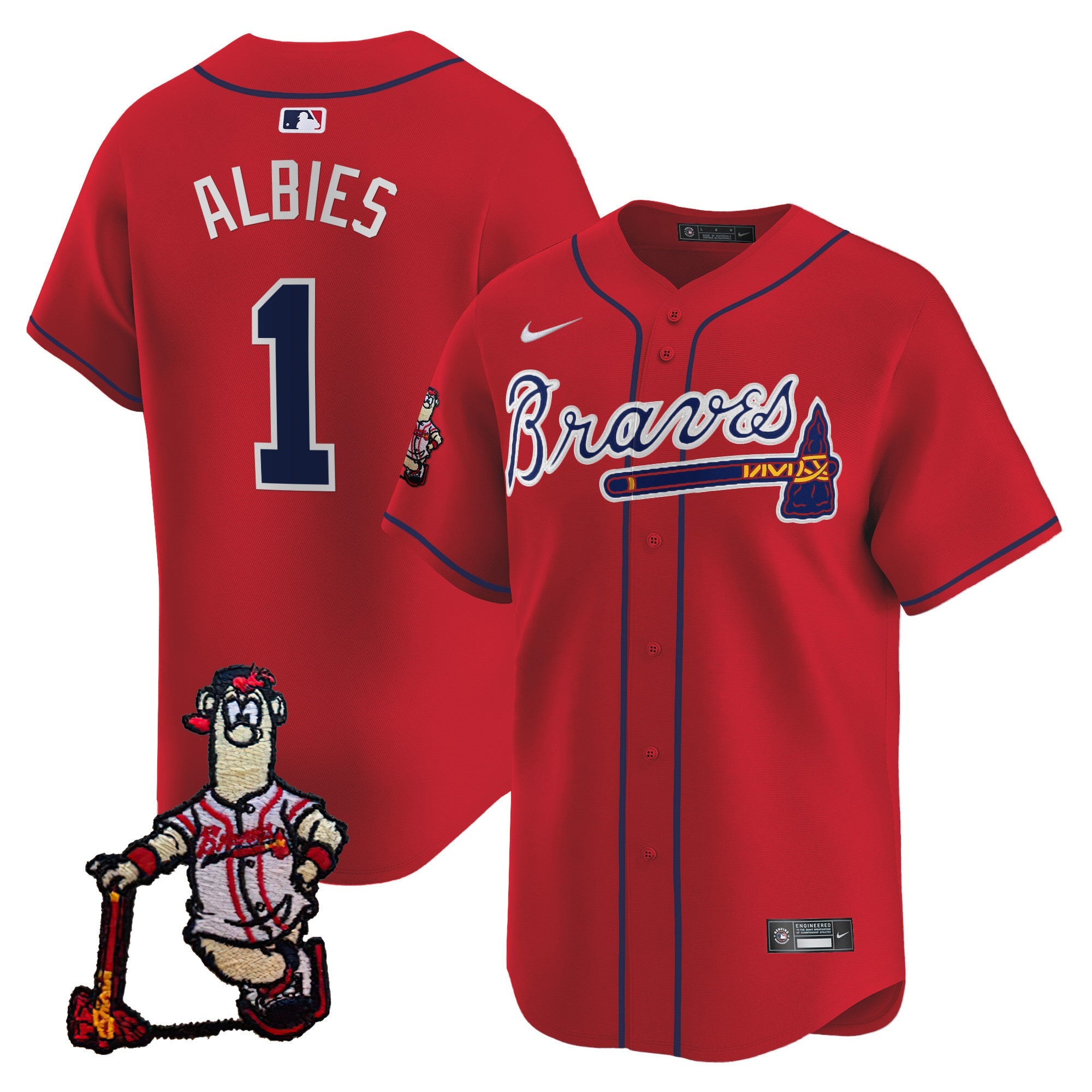 Men’s Atlanta Blooper Patch Vapor Premier Limited Jersey