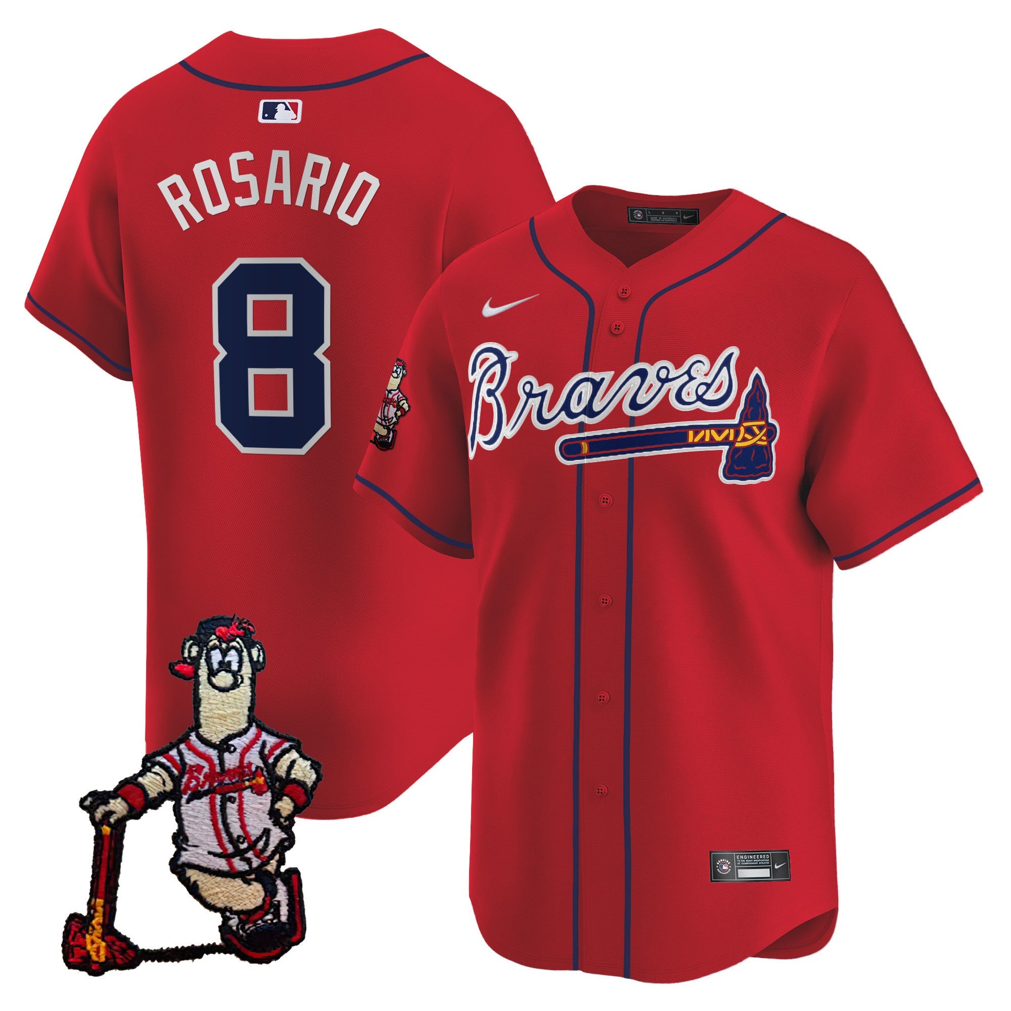 Men’s Atlanta Blooper Patch Vapor Premier Limited Jersey