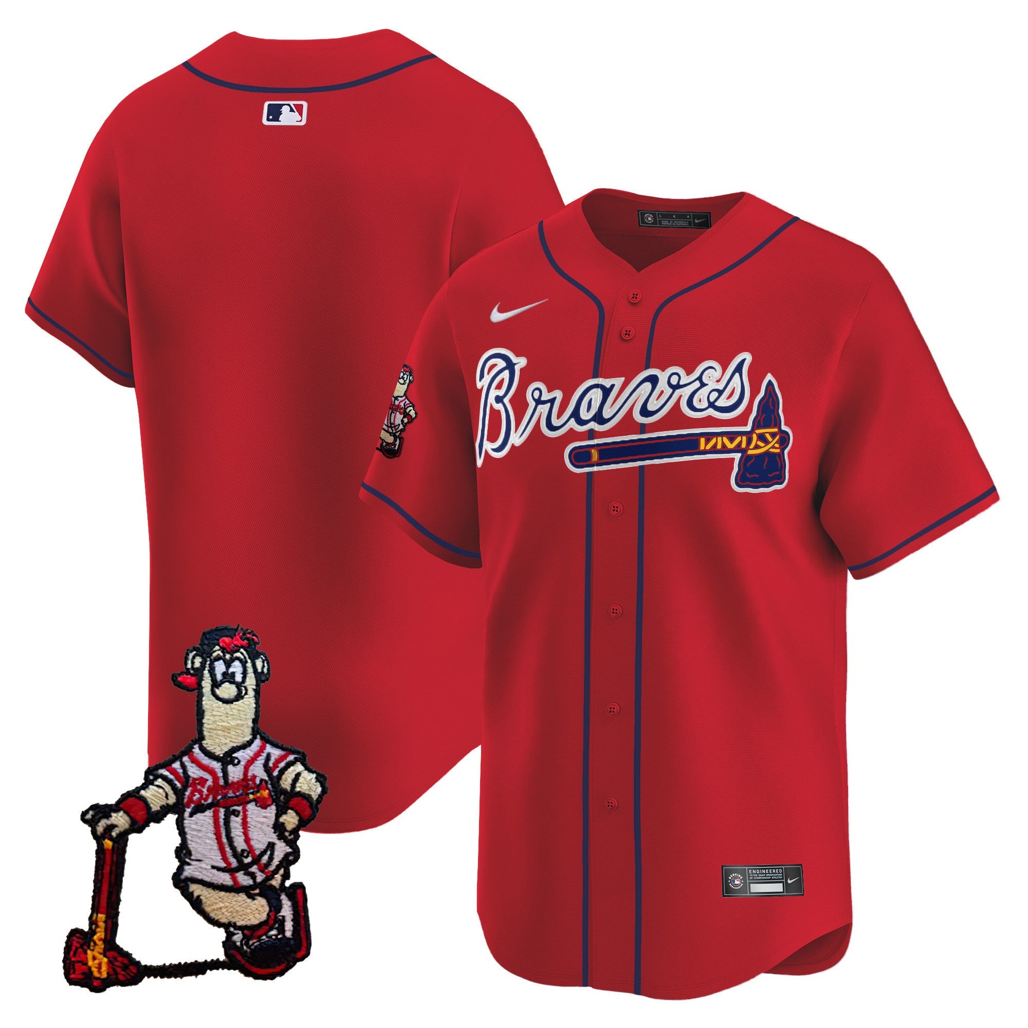 Men’s Atlanta Blooper Patch Vapor Premier Limited Jersey