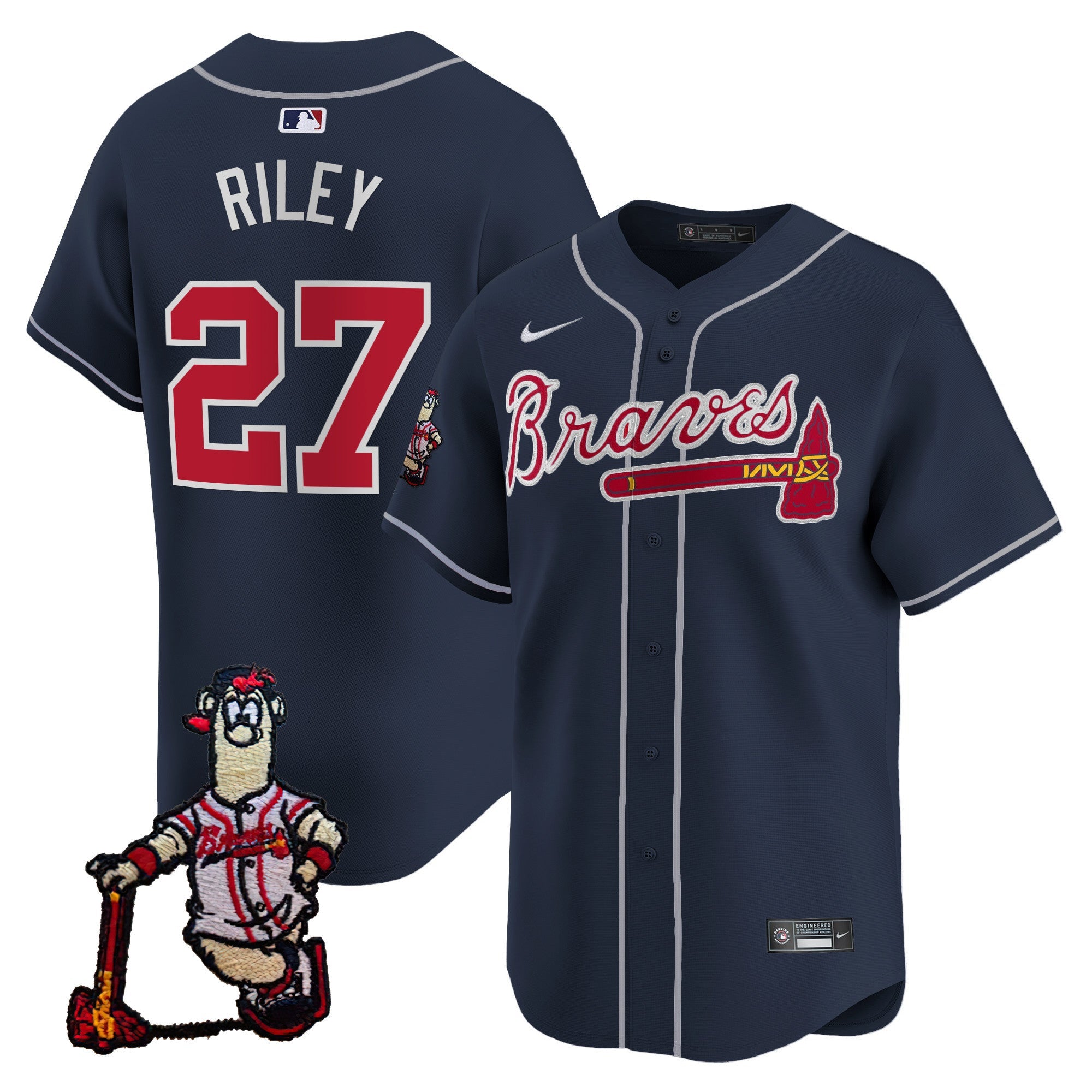 Men’s Atlanta Blooper Patch Vapor Premier Limited Jersey