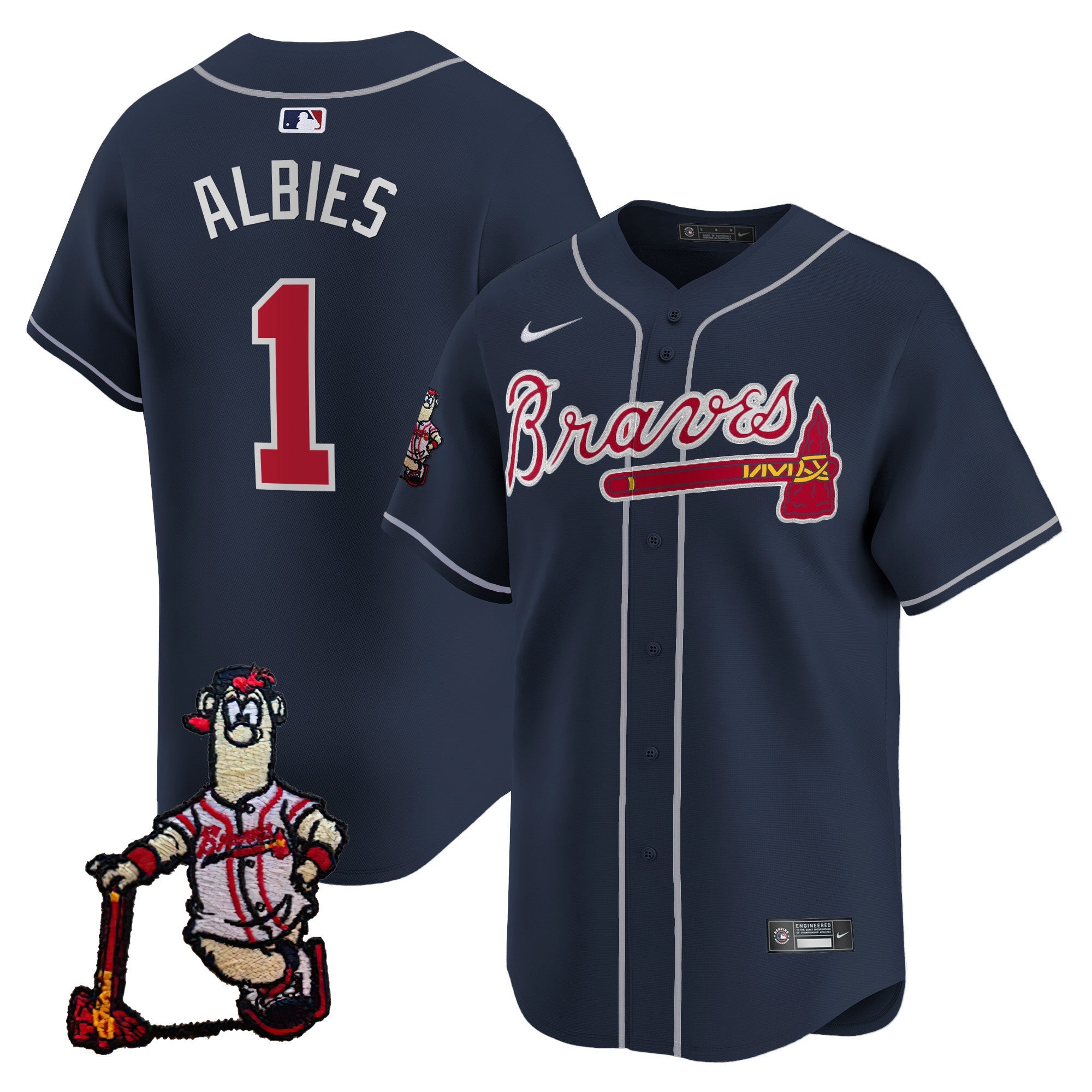 Men’s Atlanta Blooper Patch Vapor Premier Limited Jersey
