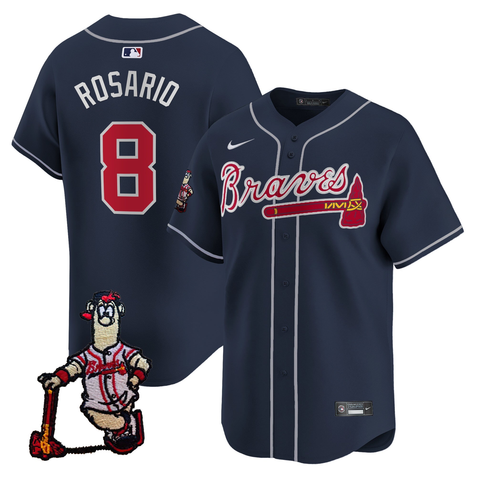 Men’s Atlanta Blooper Patch Vapor Premier Limited Jersey