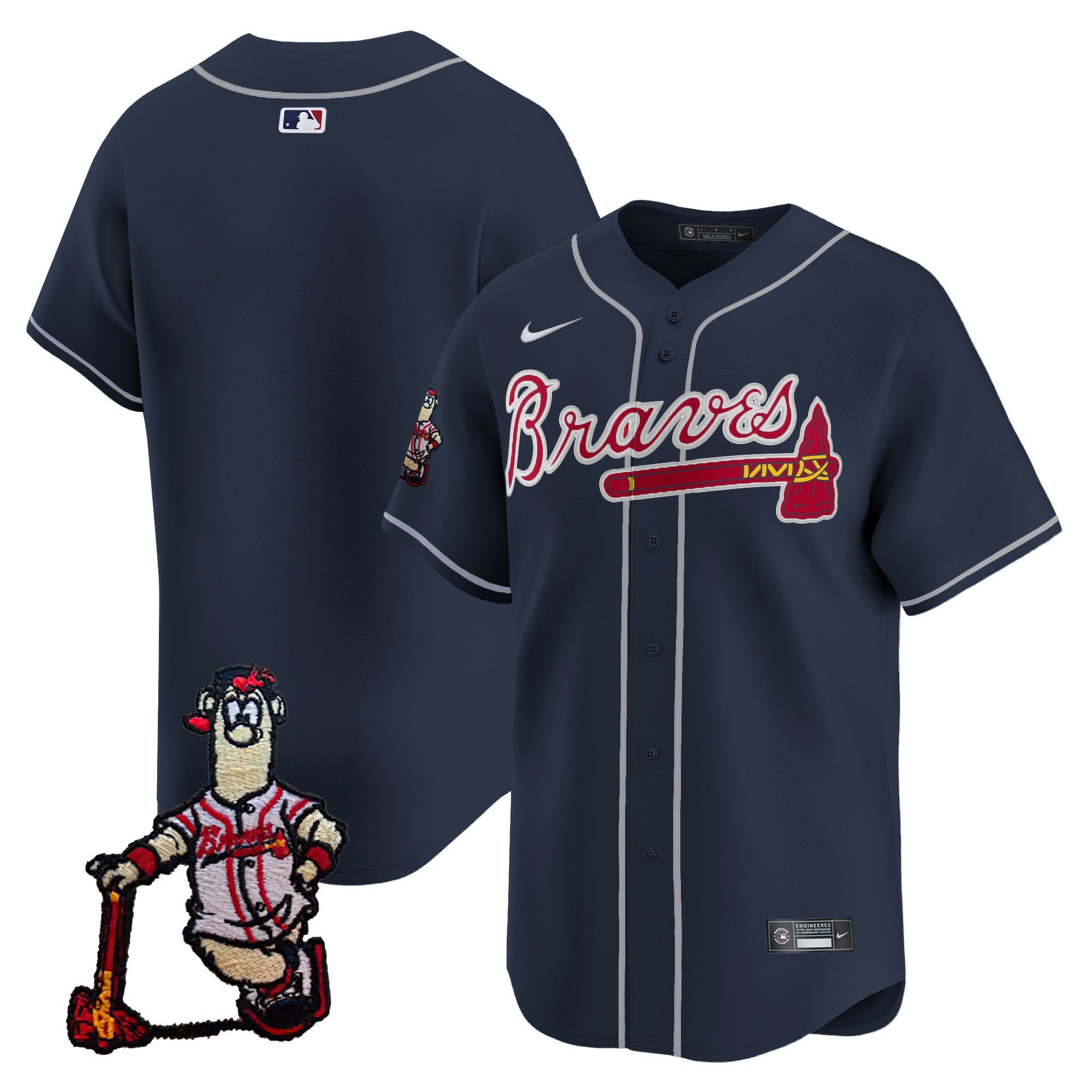 Men’s Atlanta Blooper Patch Vapor Premier Limited Jersey