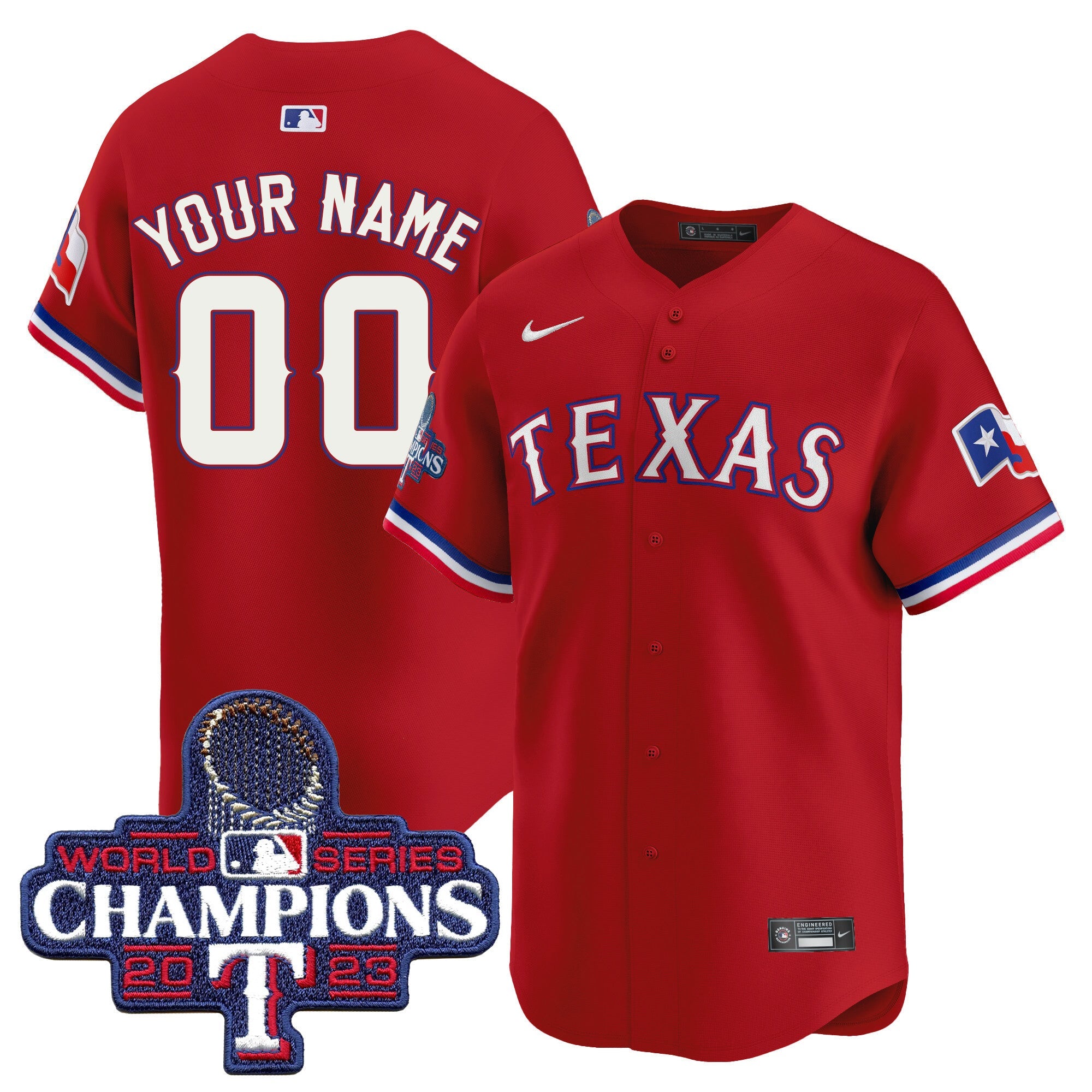 Texas World Series Champions Vapor Premier Limited Custom Jersey