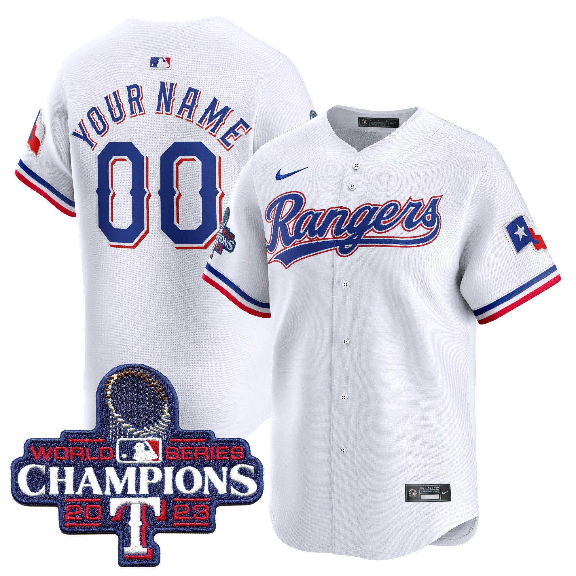 Texas World Series Champions Vapor Premier Limited Custom Jersey
