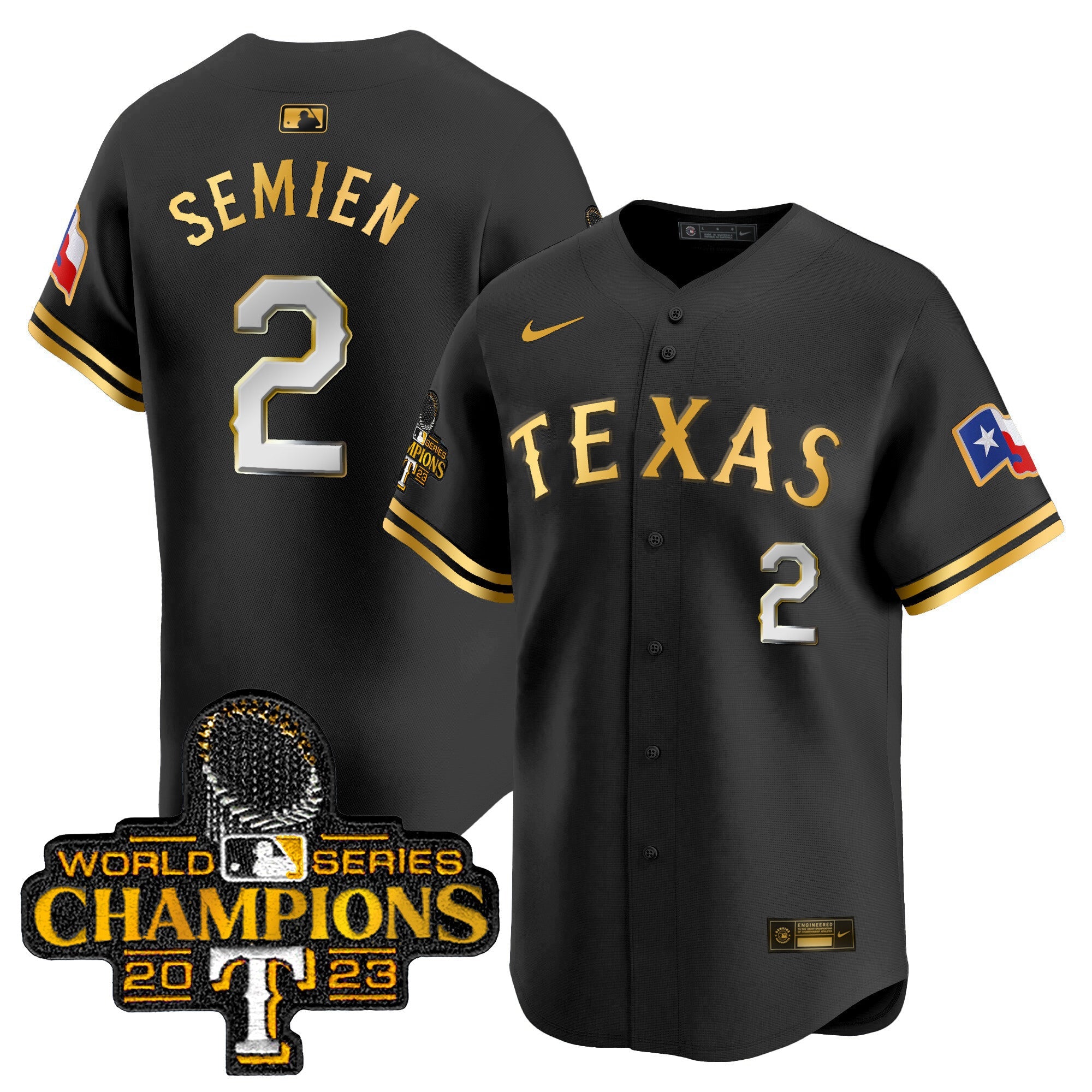 Men’s Texas World Series Champions Vapor Premier Limited Jersey