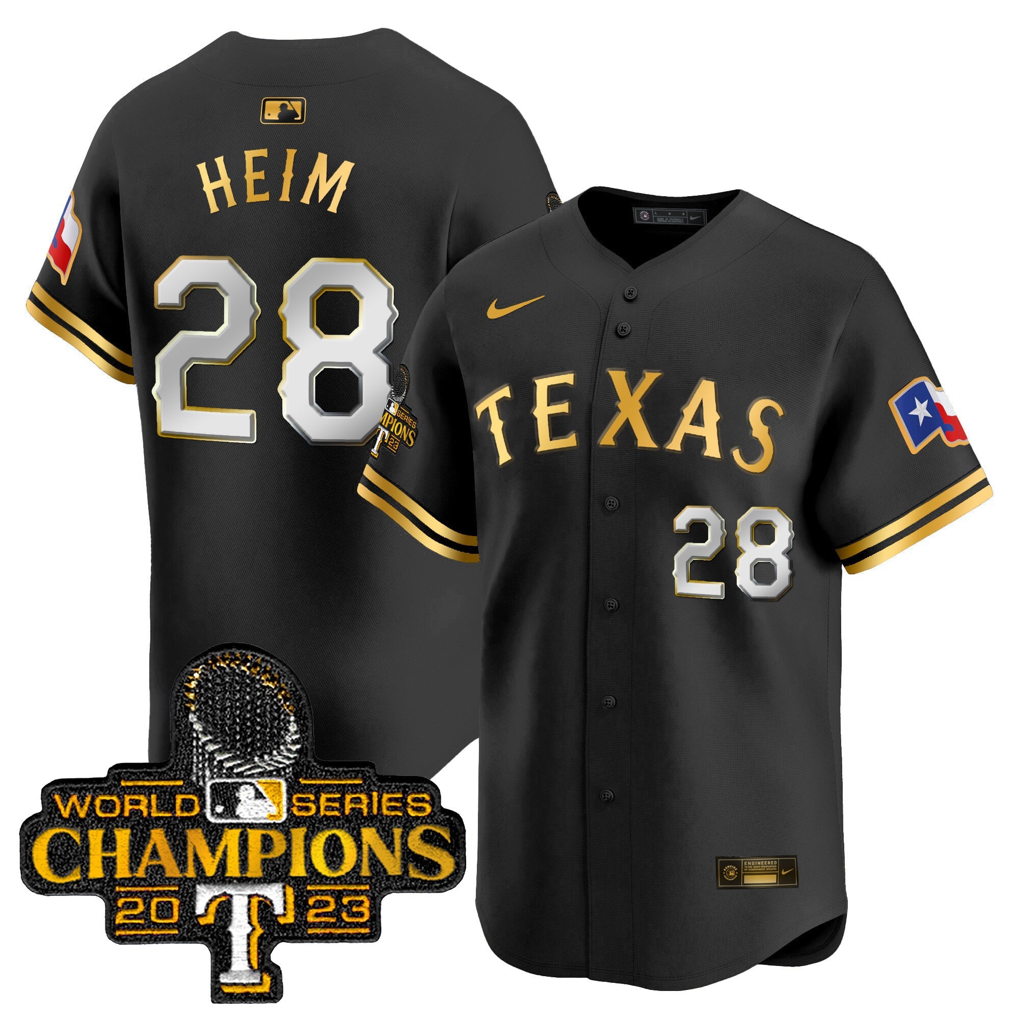 Men’s Texas World Series Champions Vapor Premier Limited Jersey