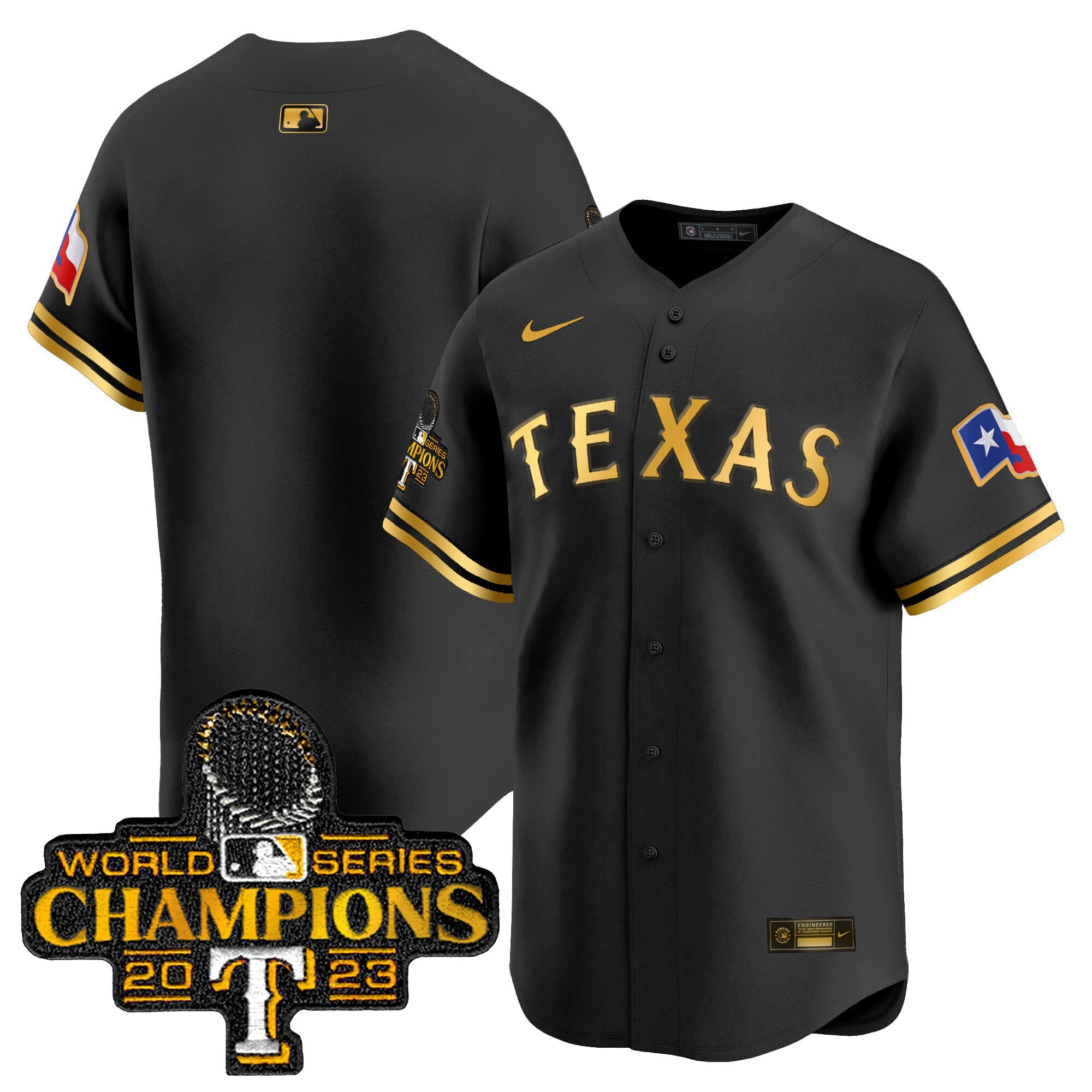 Men’s Texas World Series Champions Vapor Premier Limited Jersey