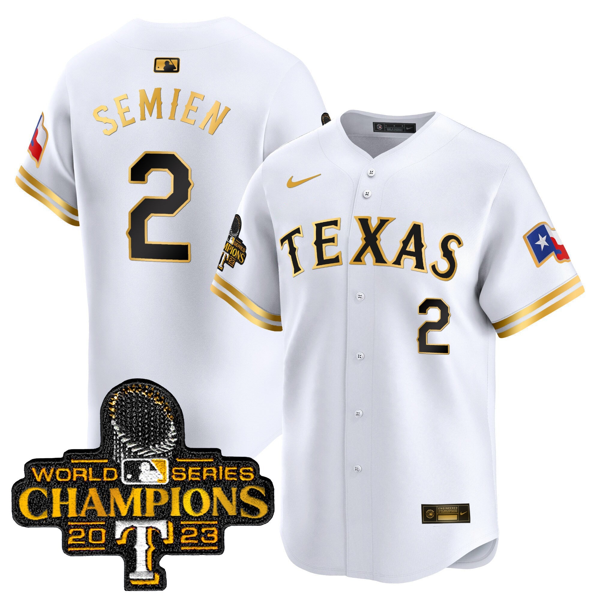 Men’s Texas World Series Champions Vapor Premier Limited Jersey