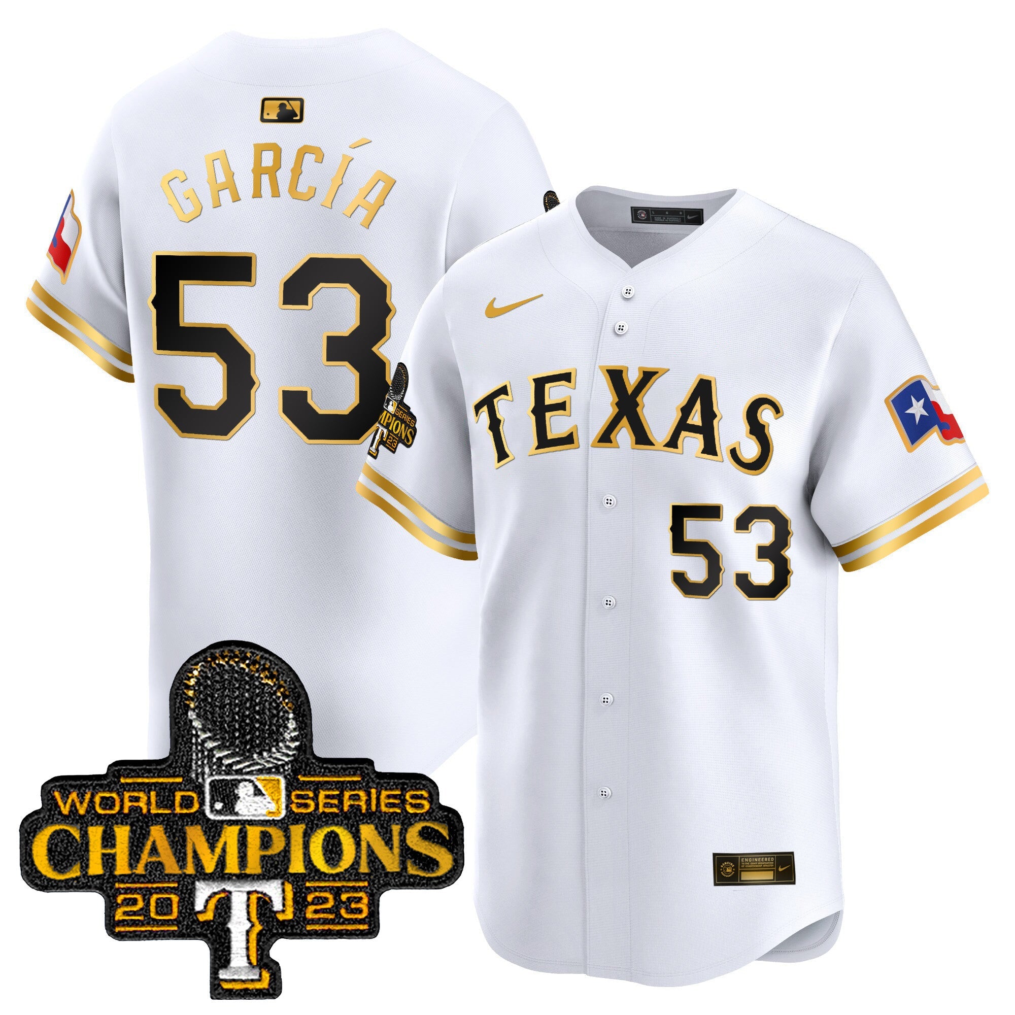 Men’s Texas World Series Champions Vapor Premier Limited Jersey