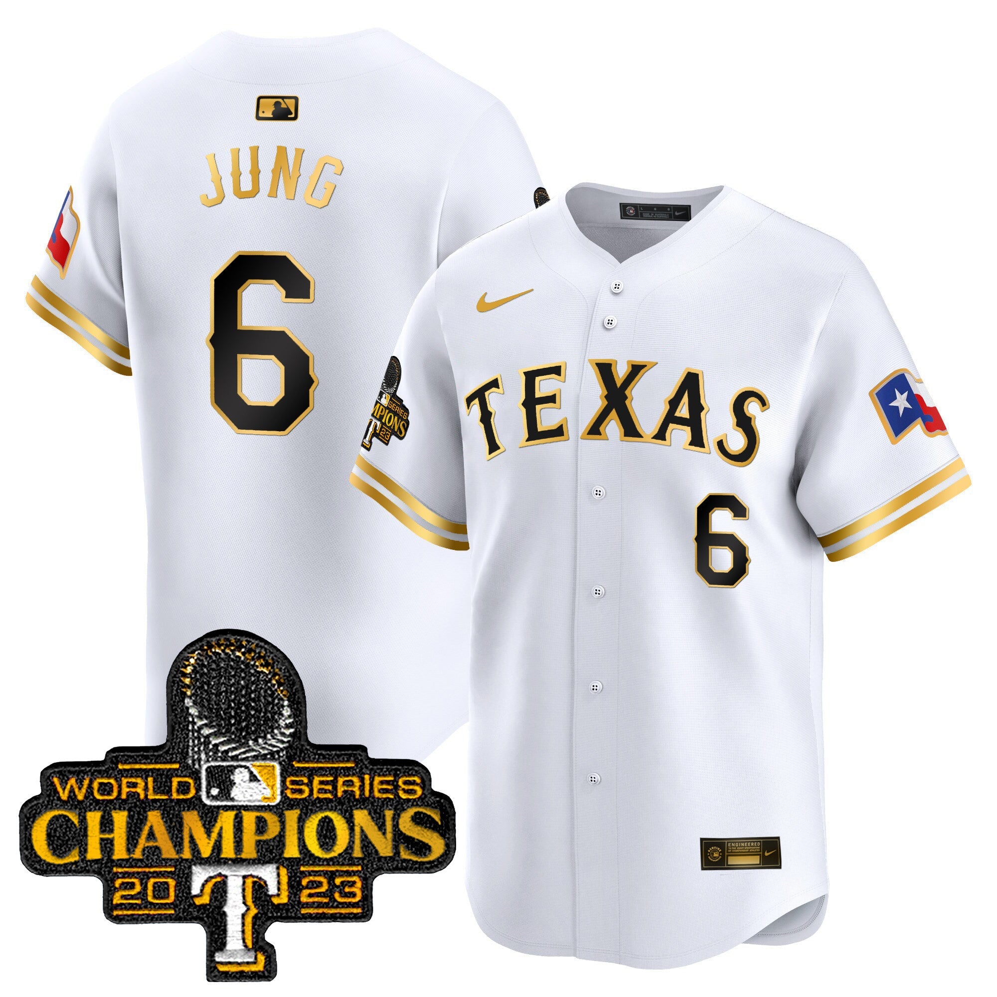 Men’s Texas World Series Champions Vapor Premier Limited Jersey