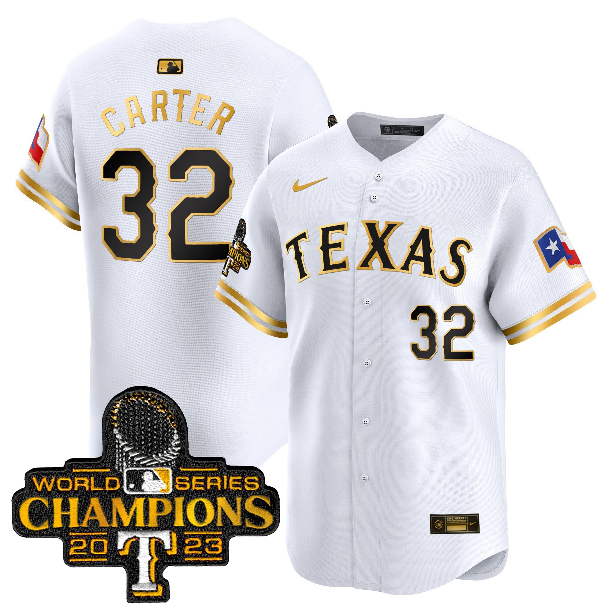 Men’s Texas World Series Champions Vapor Premier Limited Jersey