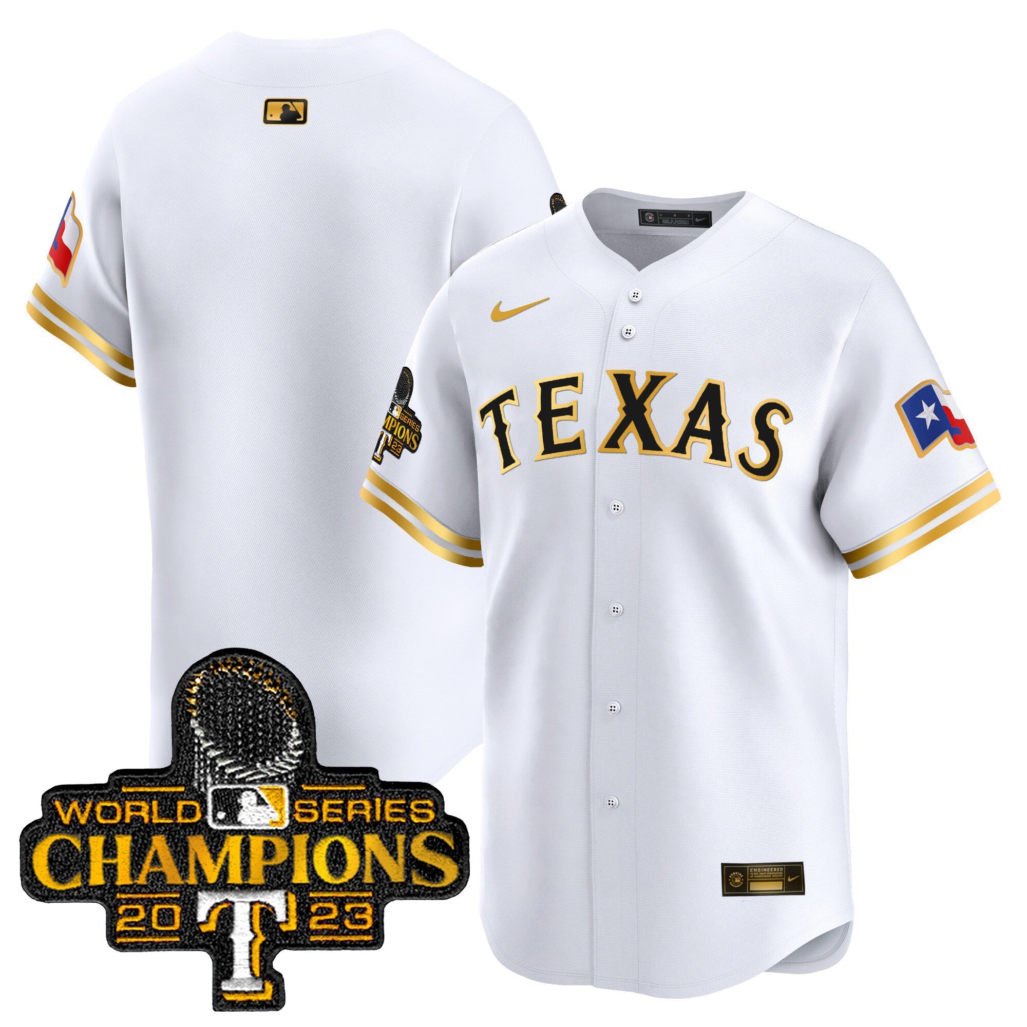 Men’s Texas World Series Champions Vapor Premier Limited Jersey