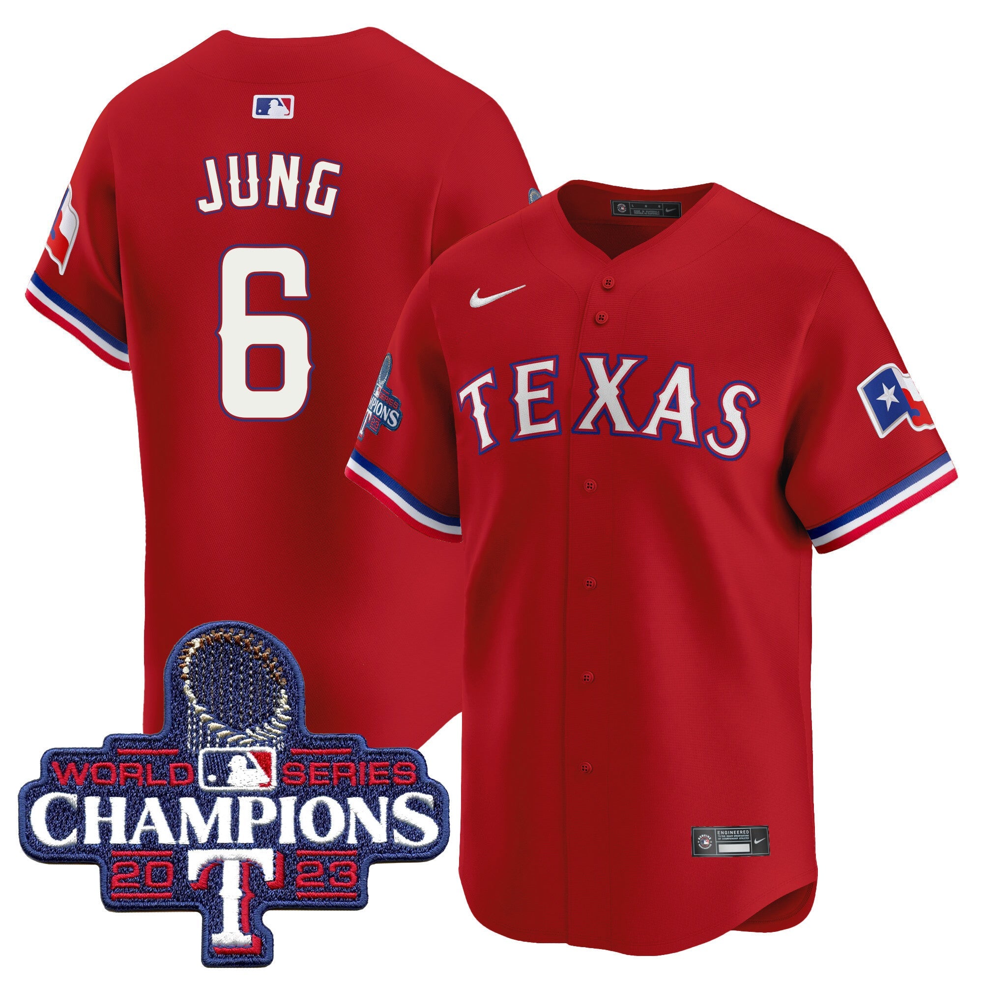 Men’s Texas World Series Champions Vapor Premier Limited Jersey