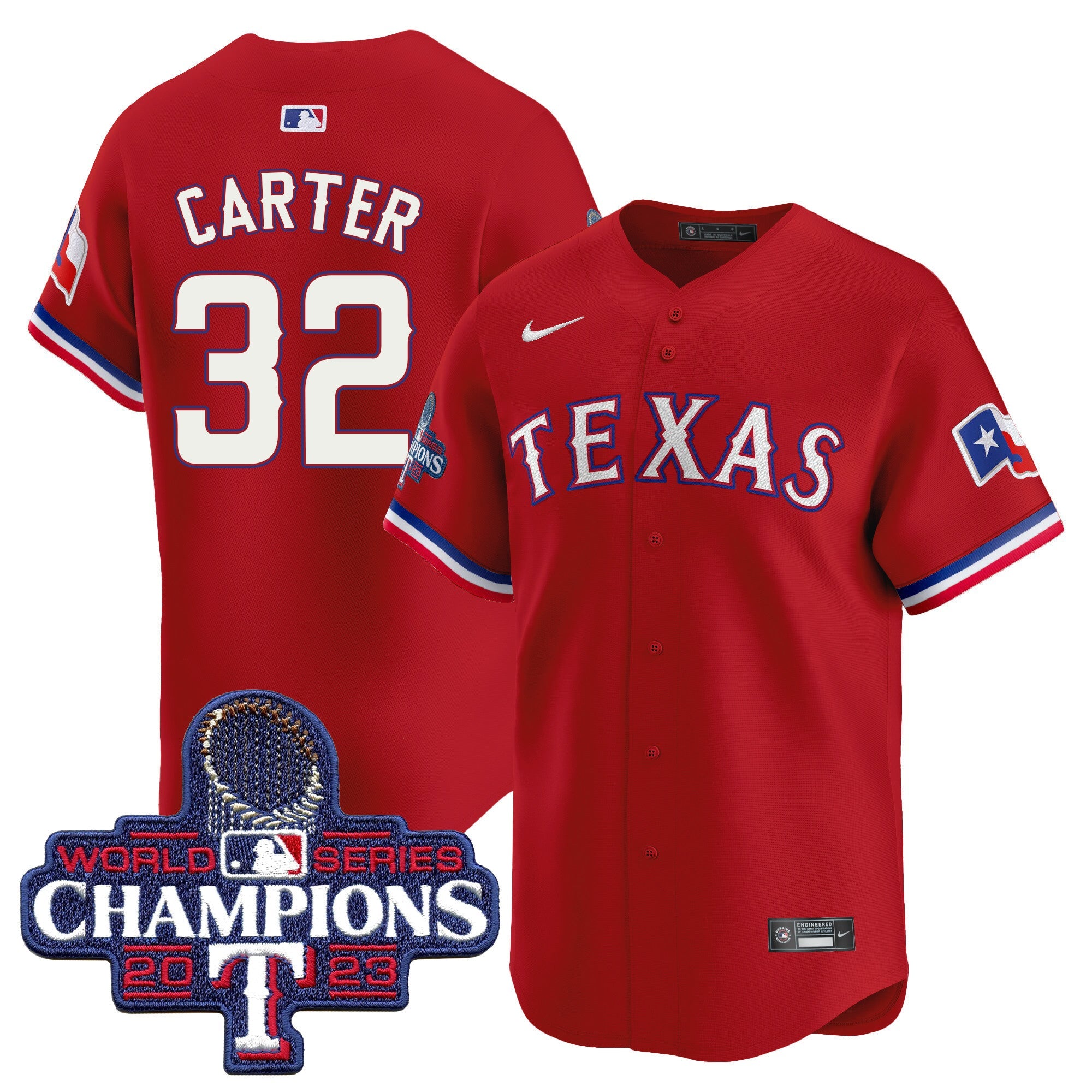 Men’s Texas World Series Champions Vapor Premier Limited Jersey
