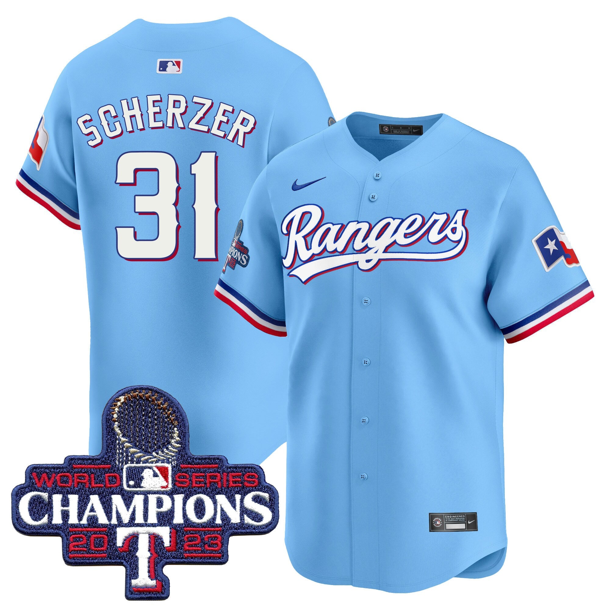 Men’s Texas World Series Champions Vapor Premier Limited Jersey