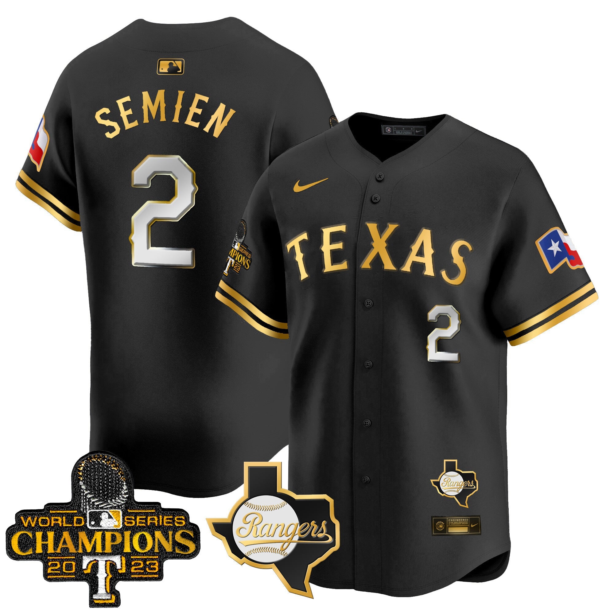 Men’s Texas World Series Champions Vapor Premier Limited Jersey V2