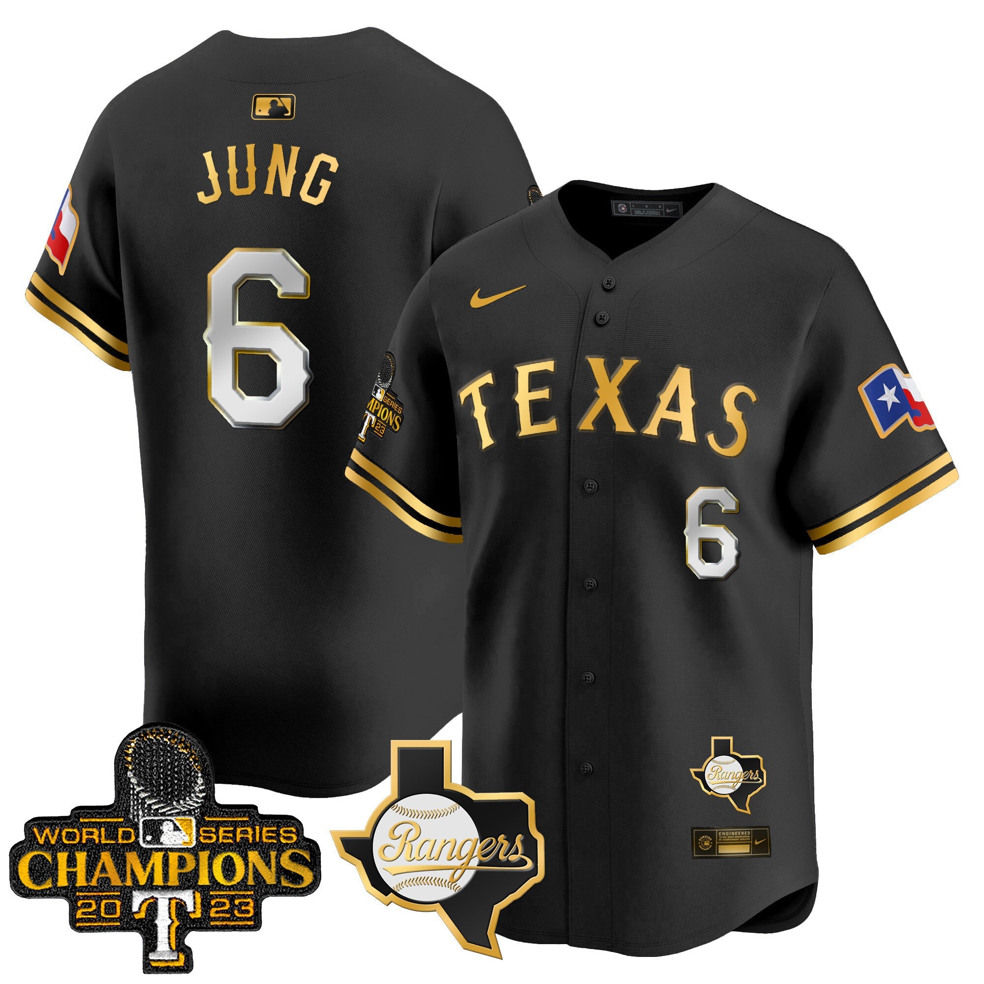 Men’s Texas World Series Champions Vapor Premier Limited Jersey V2