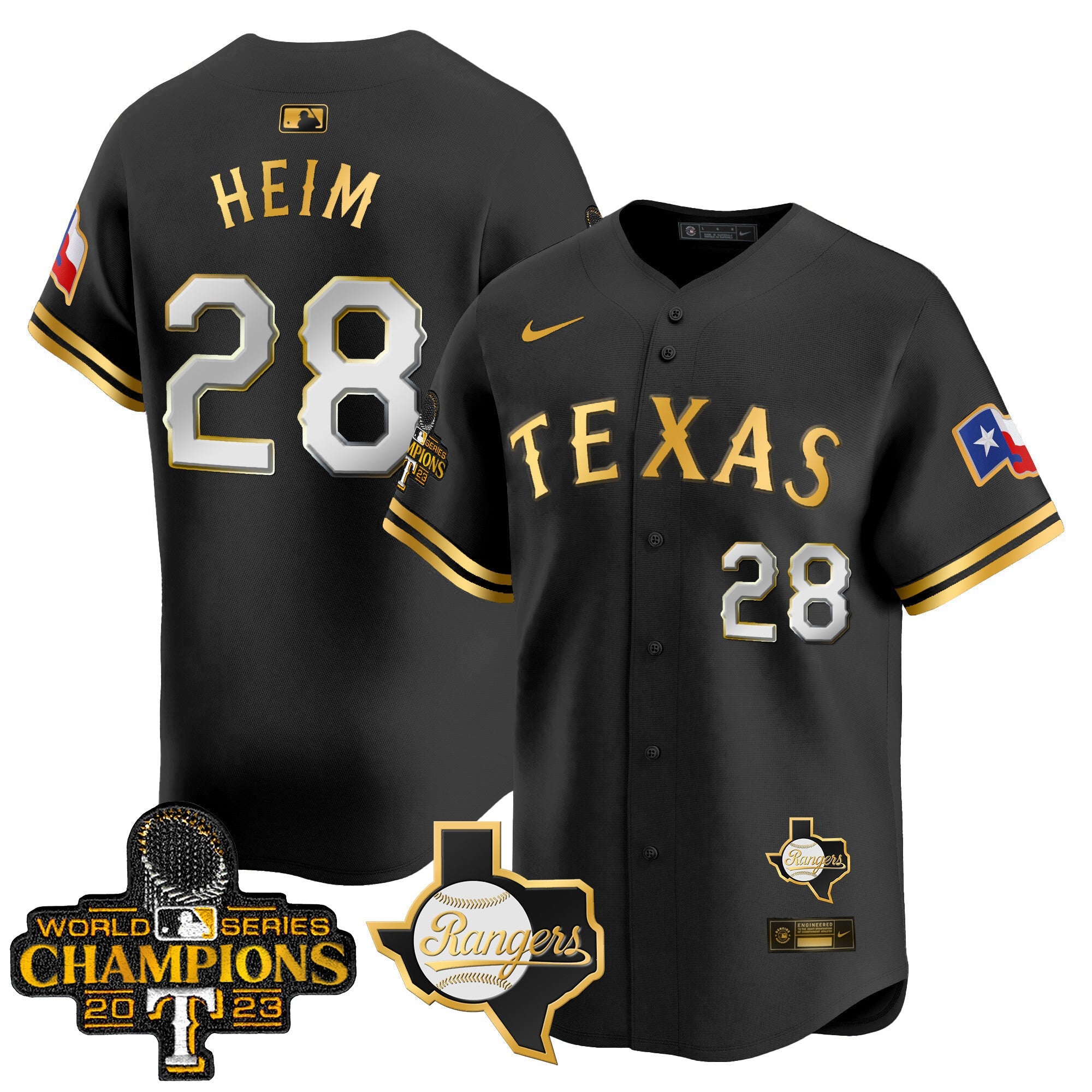 Men’s Texas World Series Champions Vapor Premier Limited Jersey V2