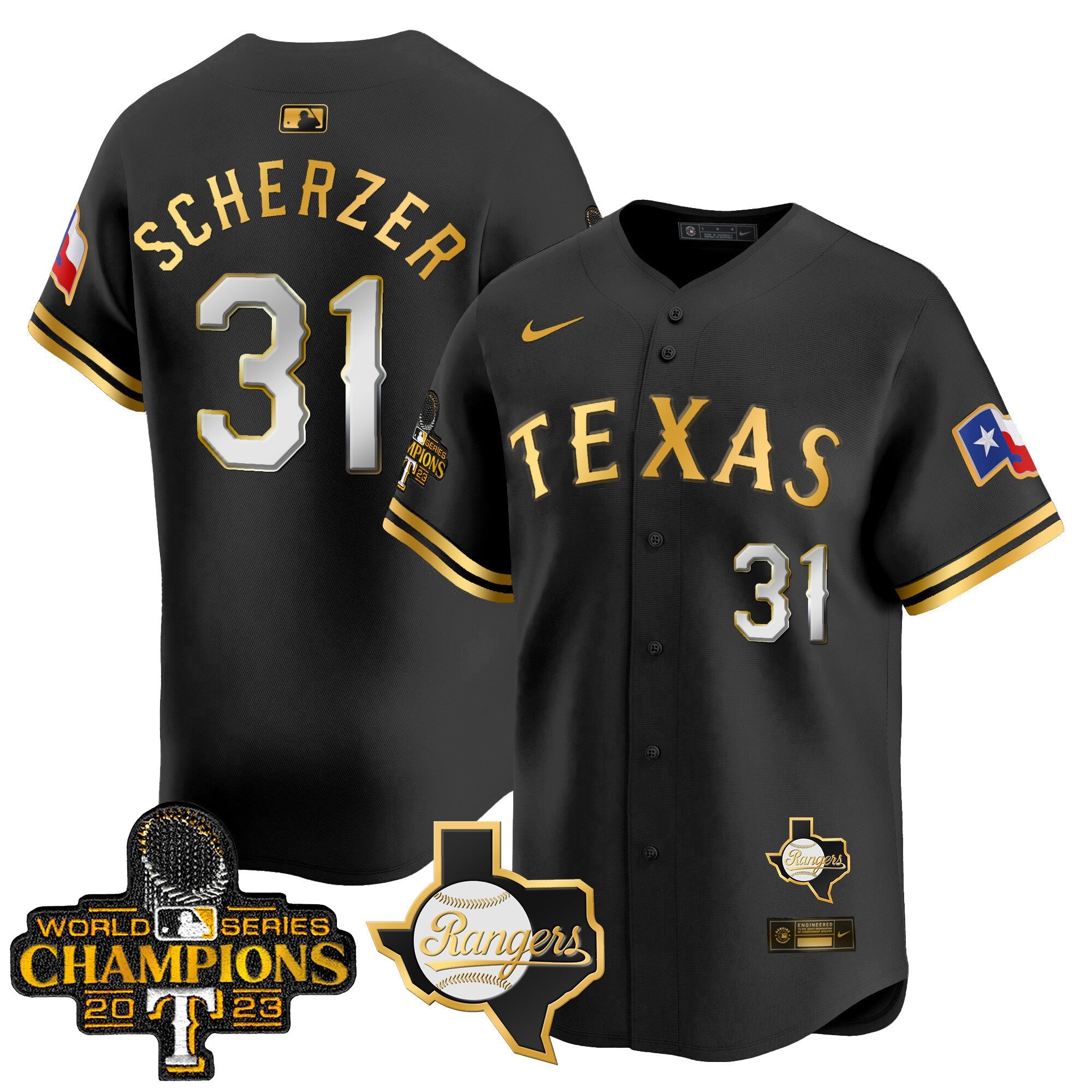 Men’s Texas World Series Champions Vapor Premier Limited Jersey V2