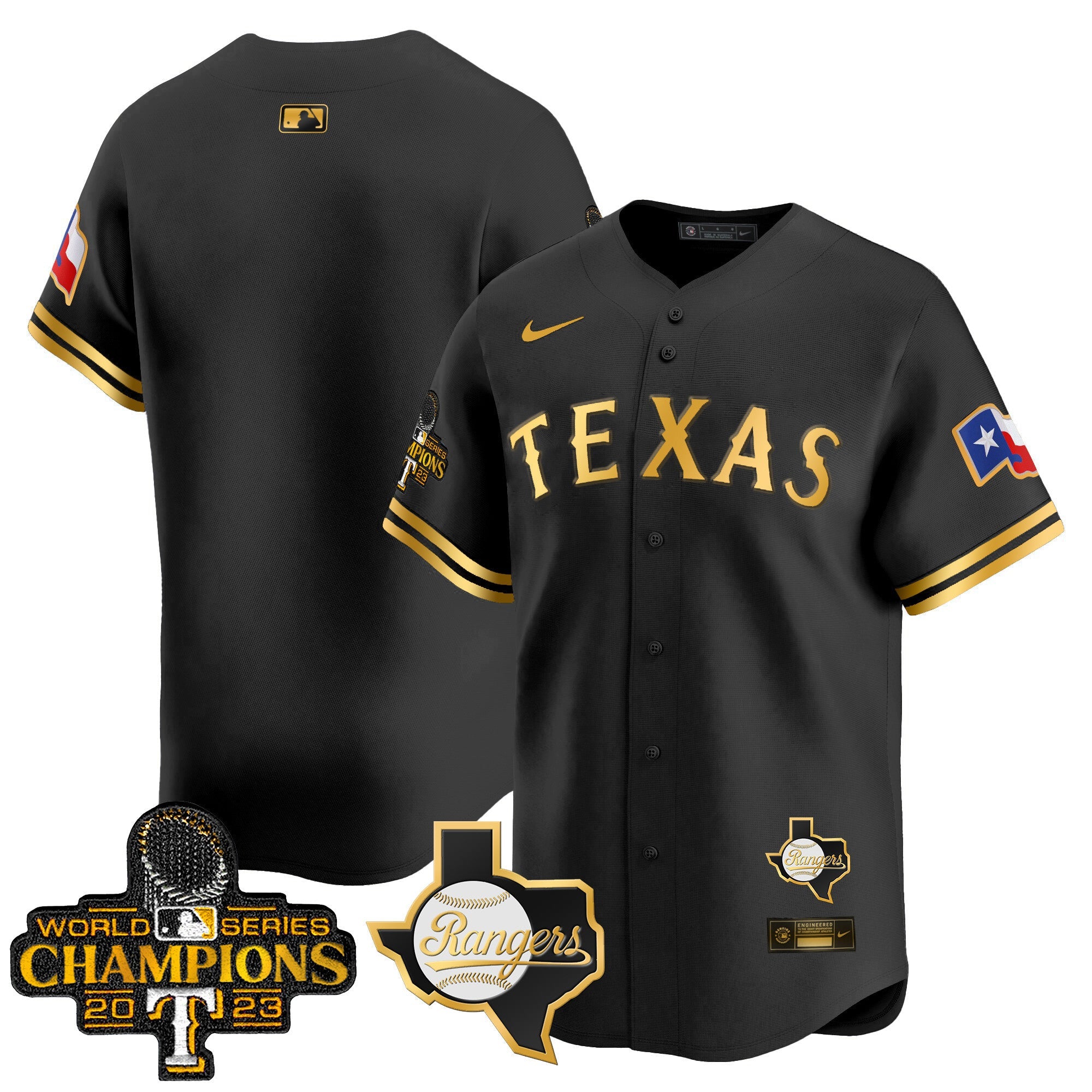 Men’s Texas World Series Champions Vapor Premier Limited Jersey V2