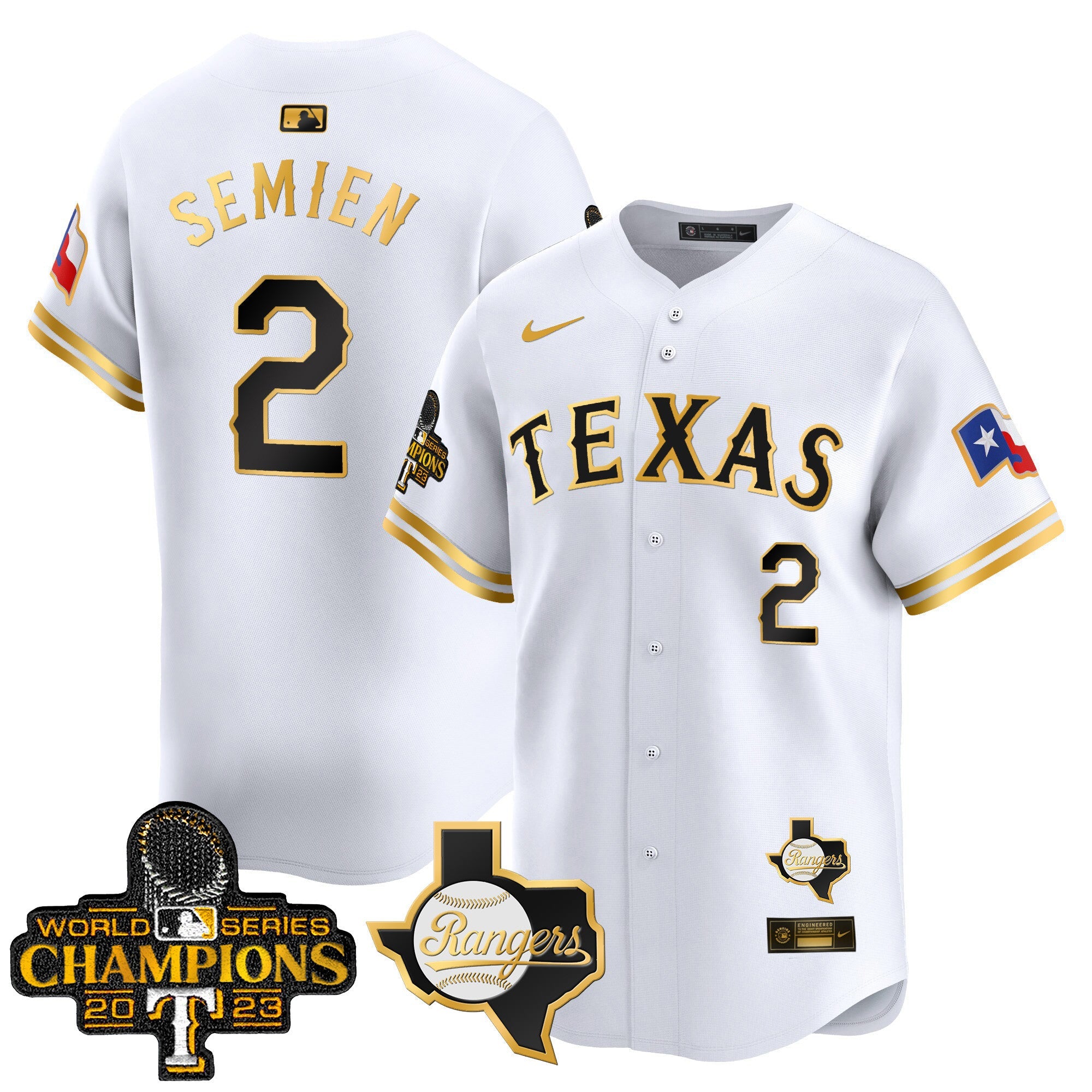 Men’s Texas World Series Champions Vapor Premier Limited Jersey V2