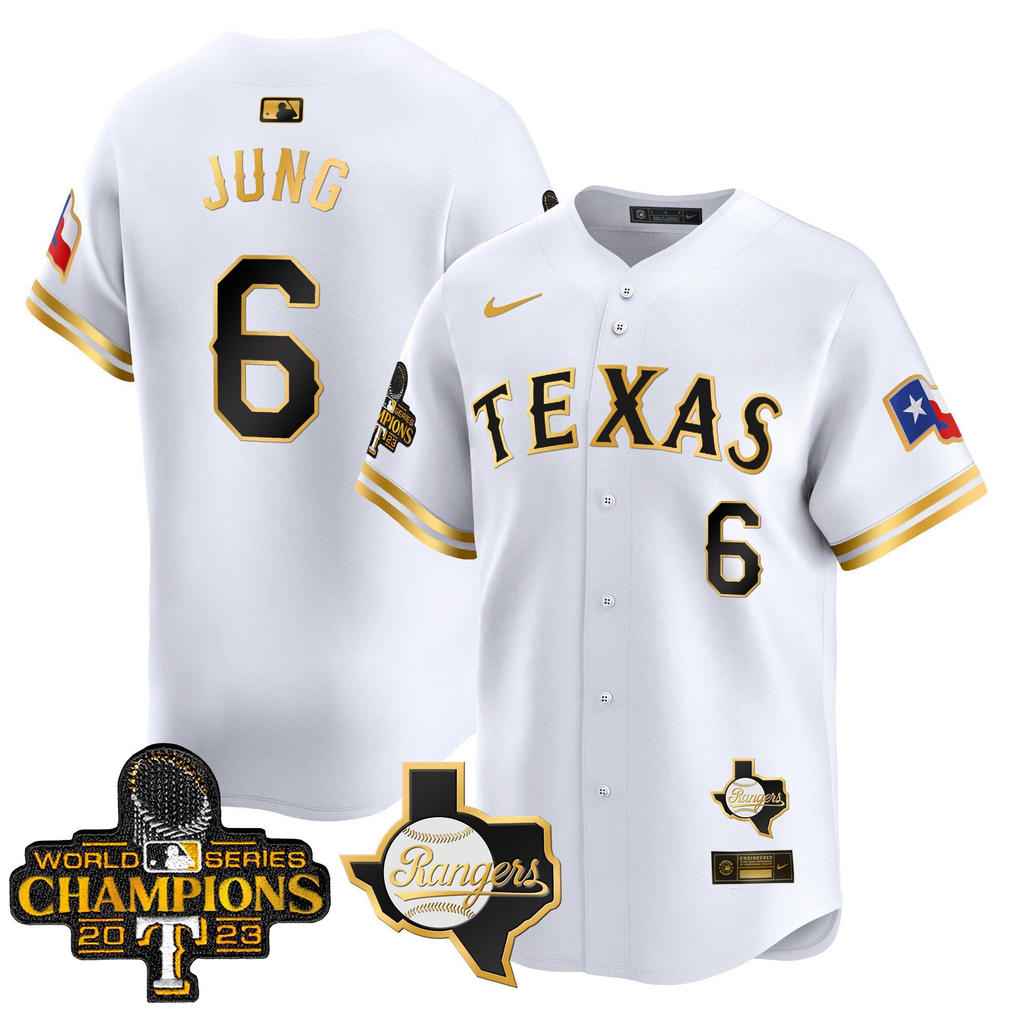 Men’s Texas World Series Champions Vapor Premier Limited Jersey V2