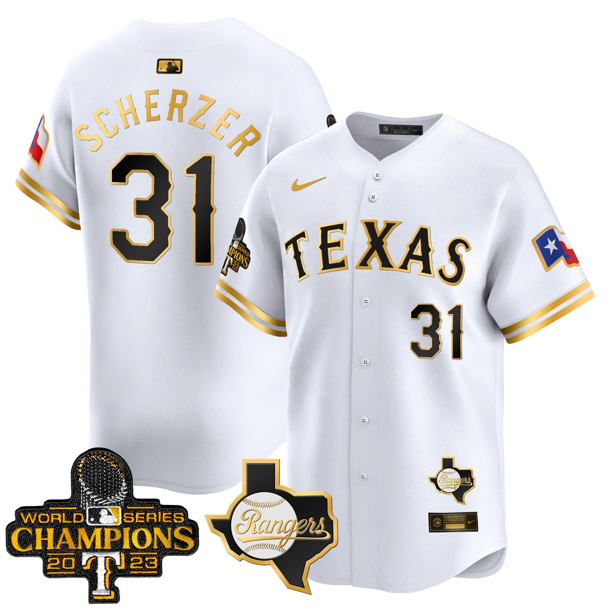 Men’s Texas World Series Champions Vapor Premier Limited Jersey V2