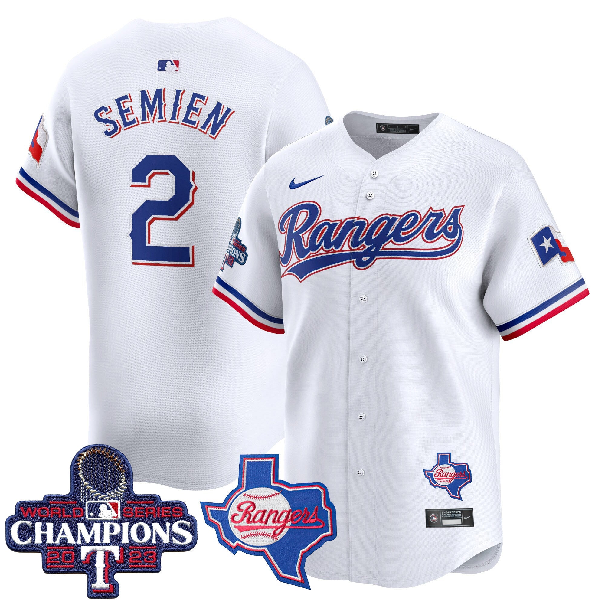 Men’s Texas World Series Champions Vapor Premier Limited Jersey V2