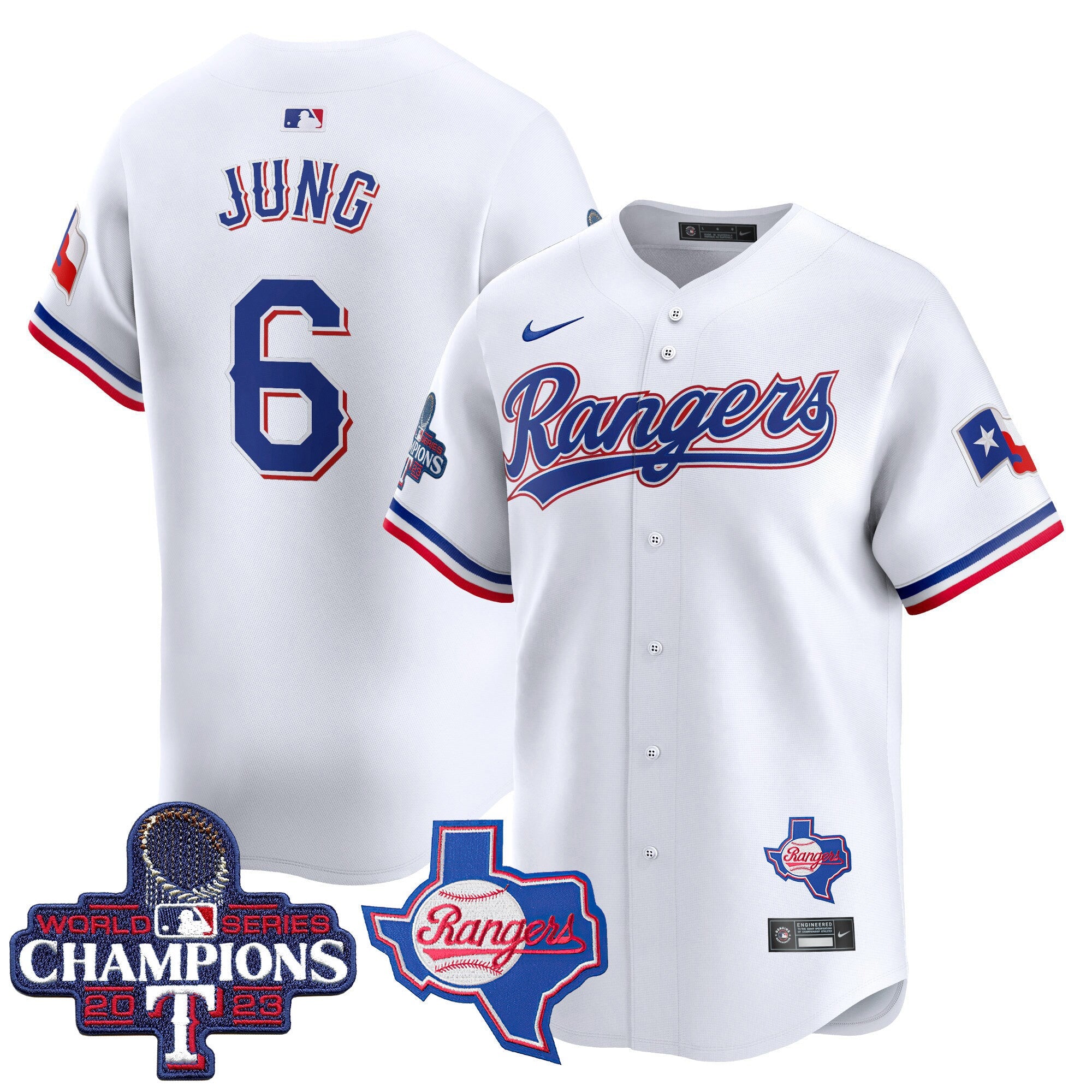Men’s Texas World Series Champions Vapor Premier Limited Jersey V2