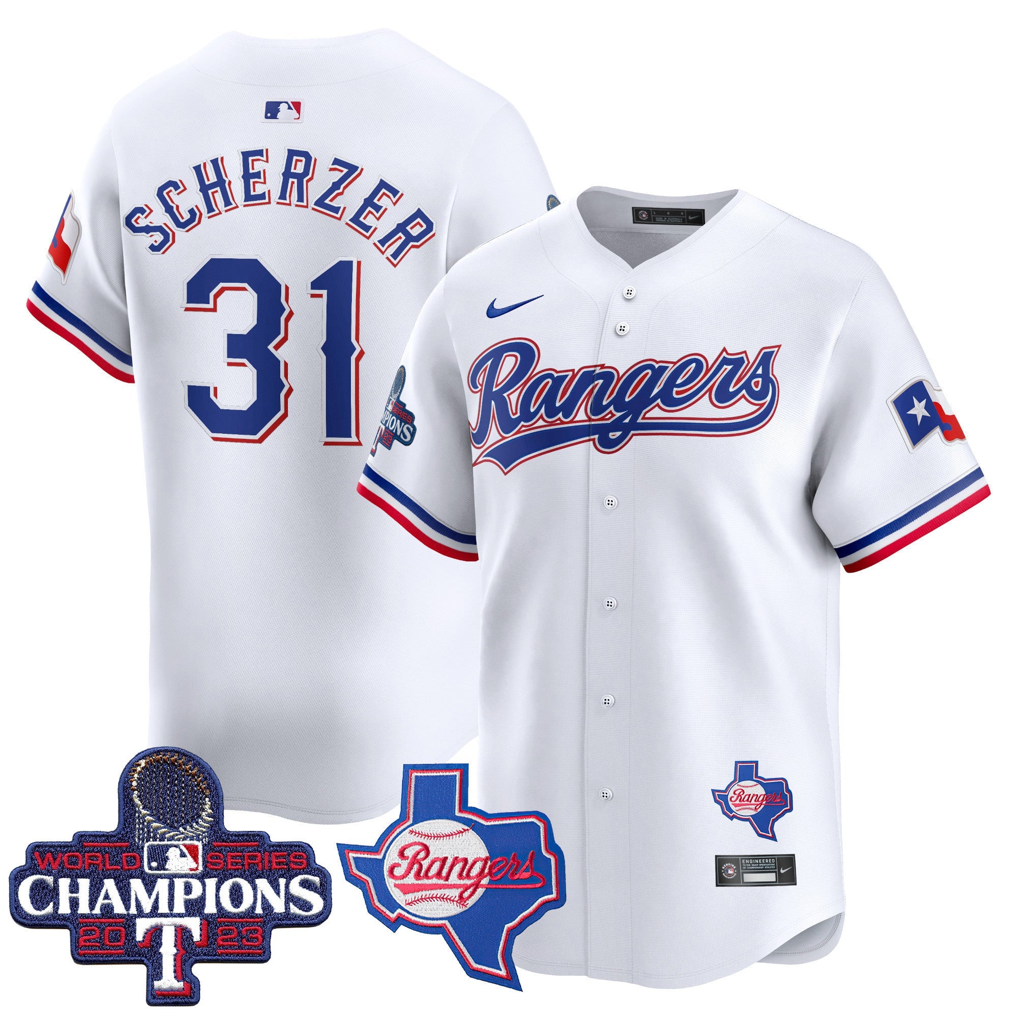 Men’s Texas World Series Champions Vapor Premier Limited Jersey V2