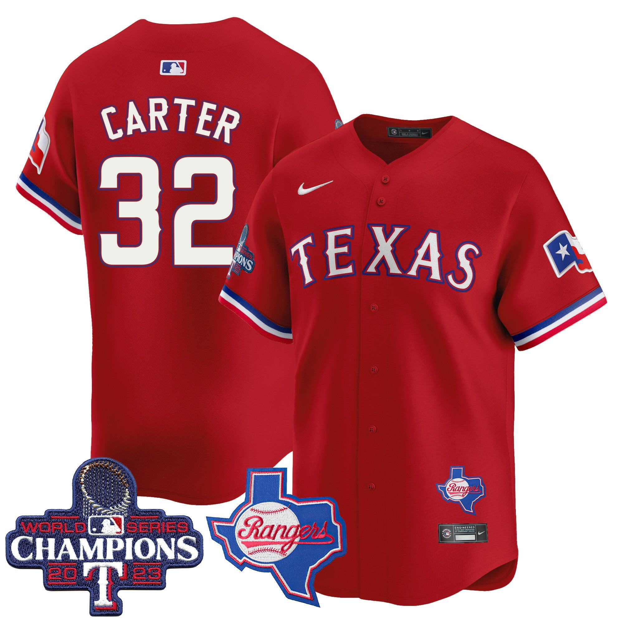 Men’s Texas World Series Champions Vapor Premier Limited Jersey V2