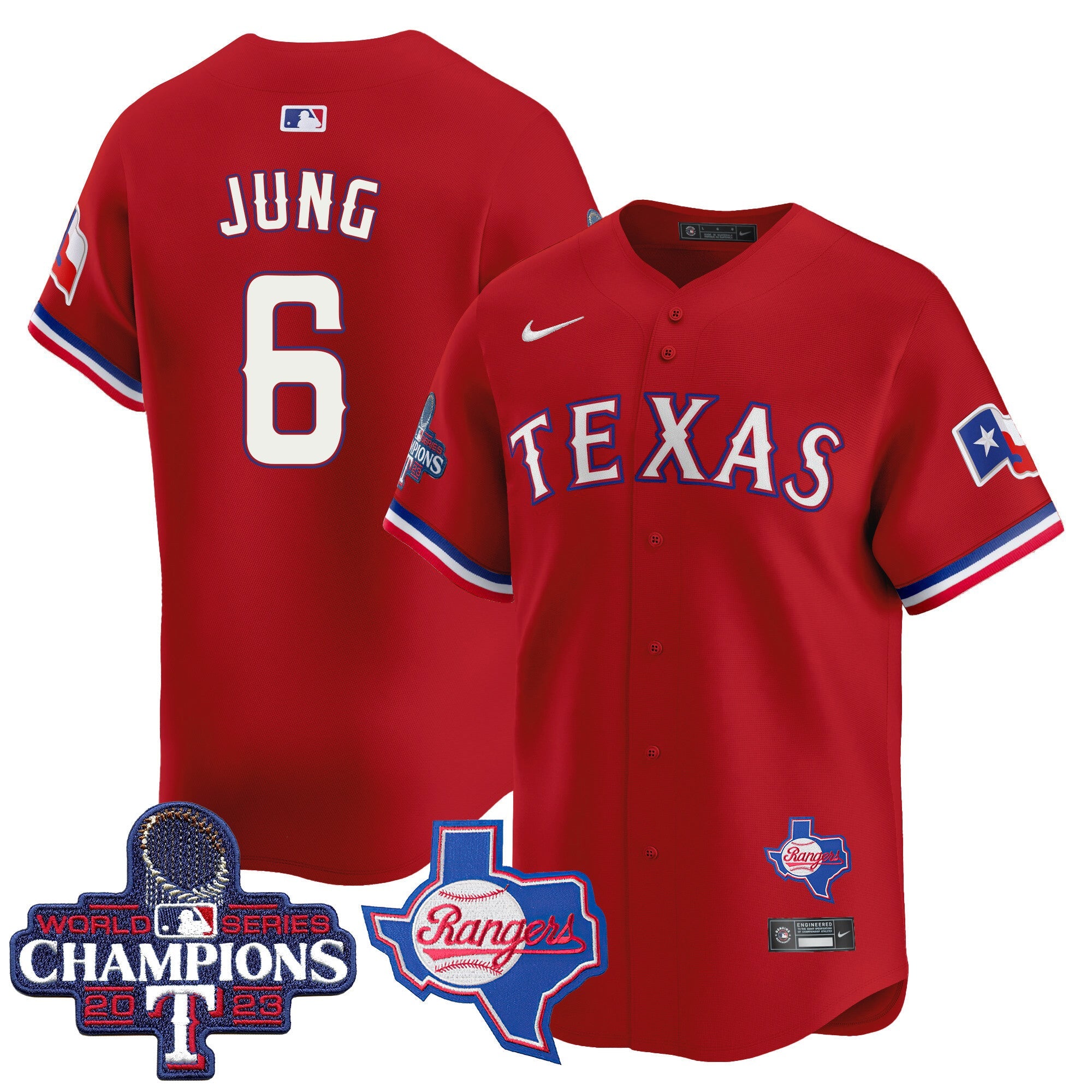 Men’s Texas World Series Champions Vapor Premier Limited Jersey V2