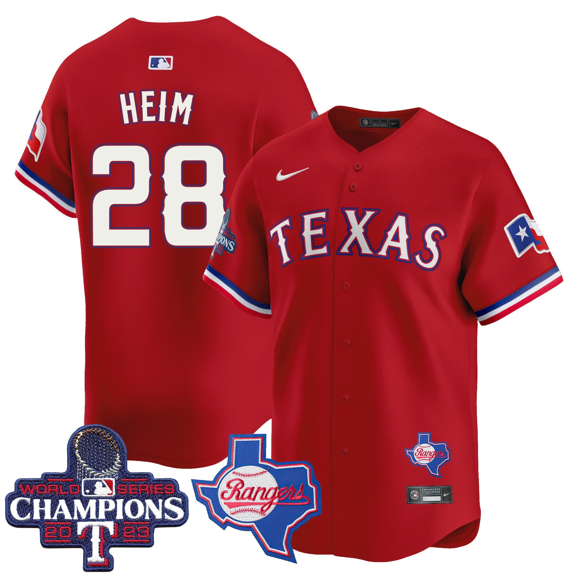 Men’s Texas World Series Champions Vapor Premier Limited Jersey V2