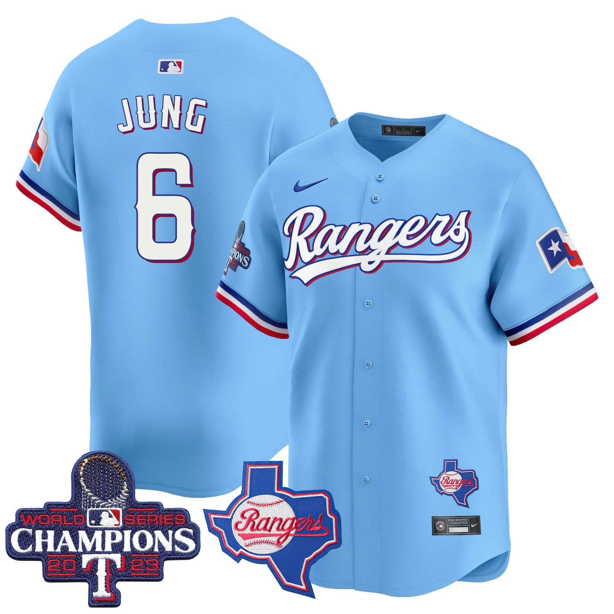 Men’s Texas World Series Champions Vapor Premier Limited Jersey V2