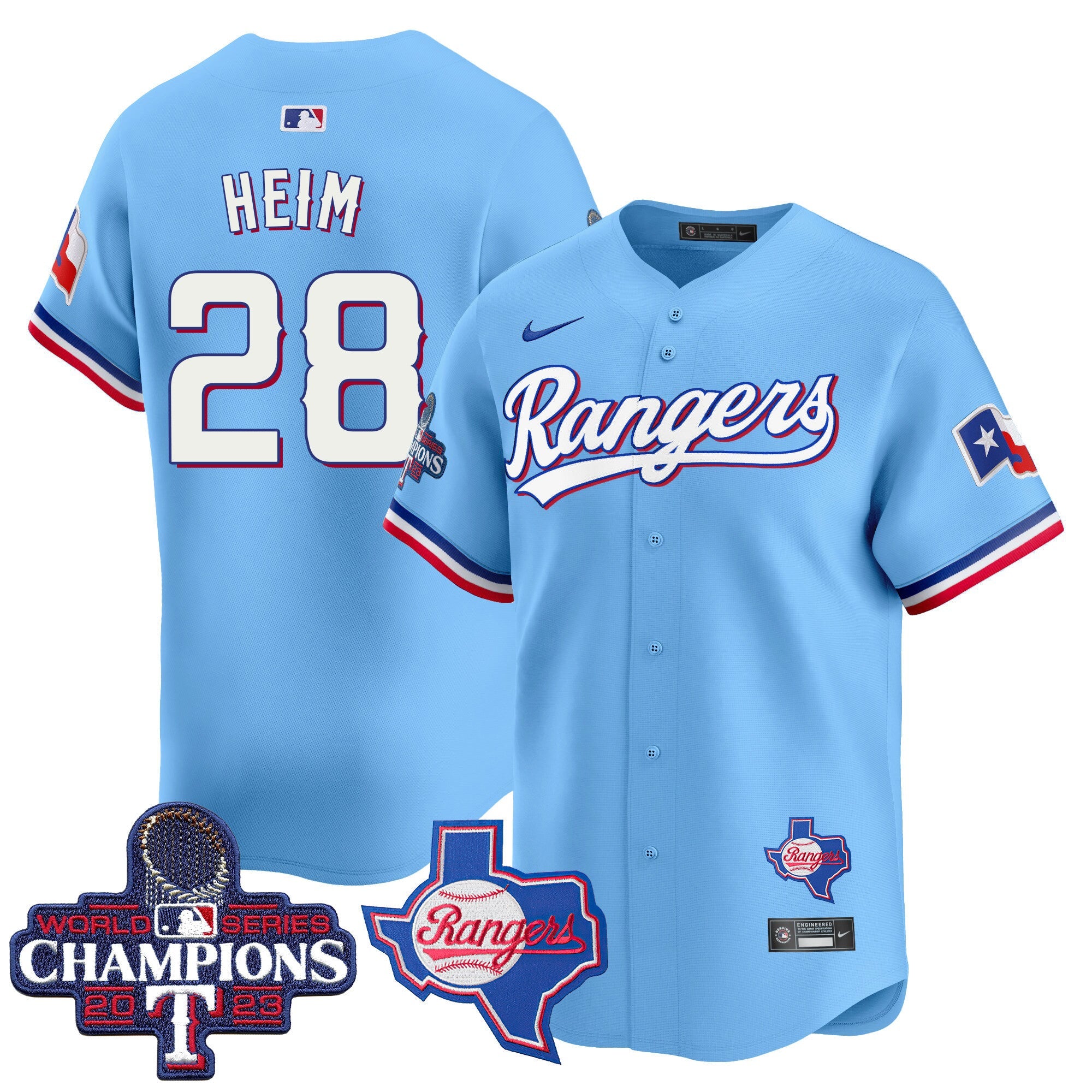 Men’s Texas World Series Champions Vapor Premier Limited Jersey V2