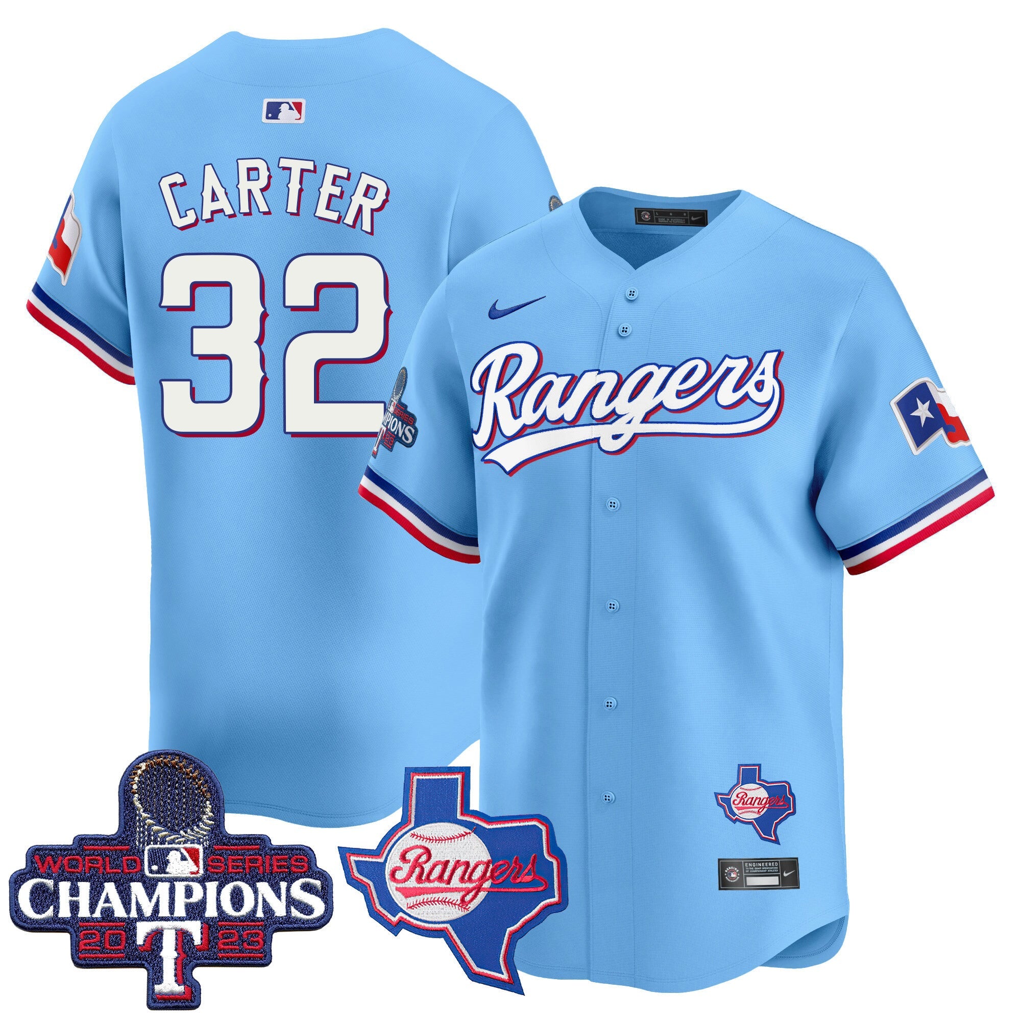 Men’s Texas World Series Champions Vapor Premier Limited Jersey V2
