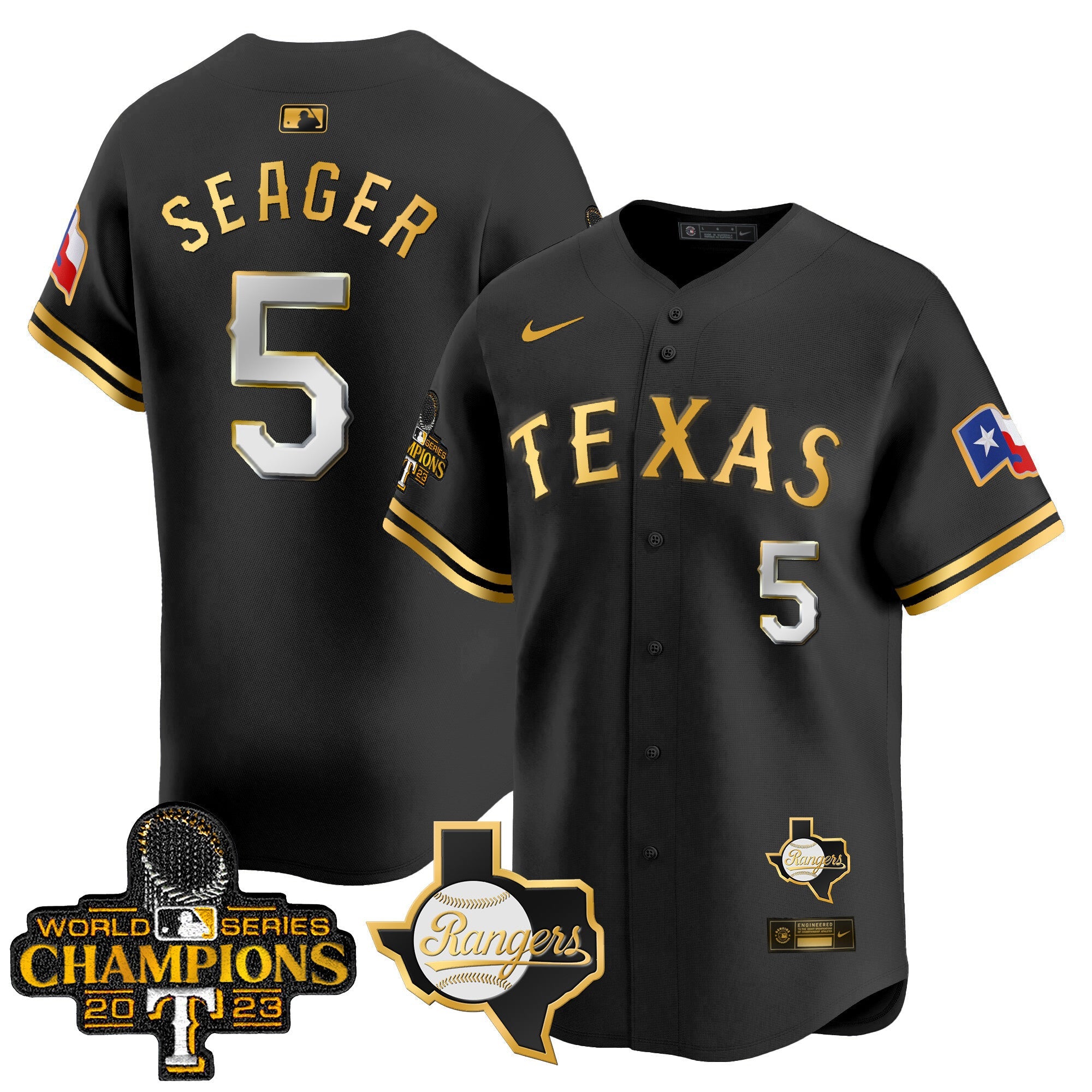 Men’s Texas World Series Champions Vapor Premier Limited Jersey V2