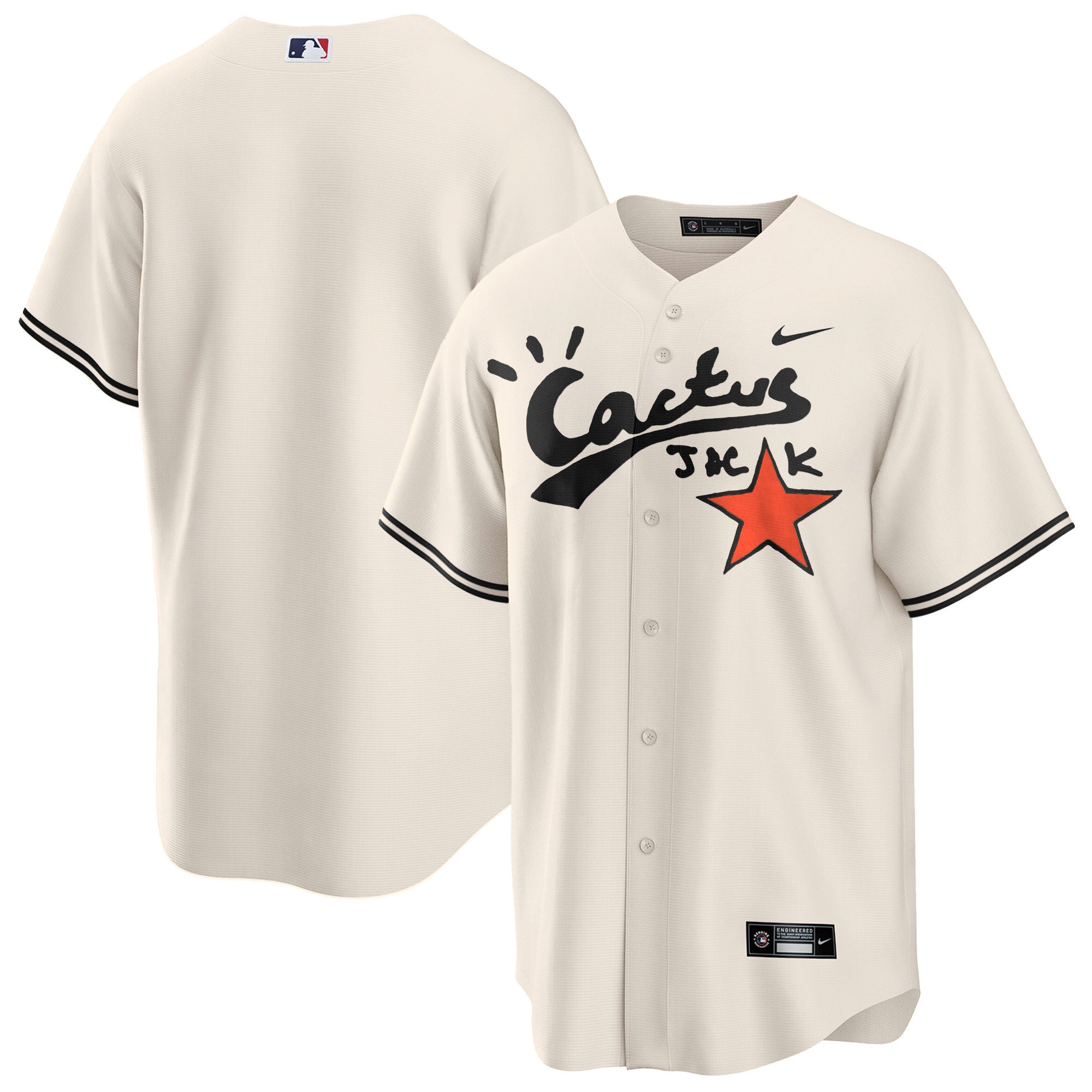 Men’s Houston Cactus Jack Cool Base Jersey V2 – Stitched
