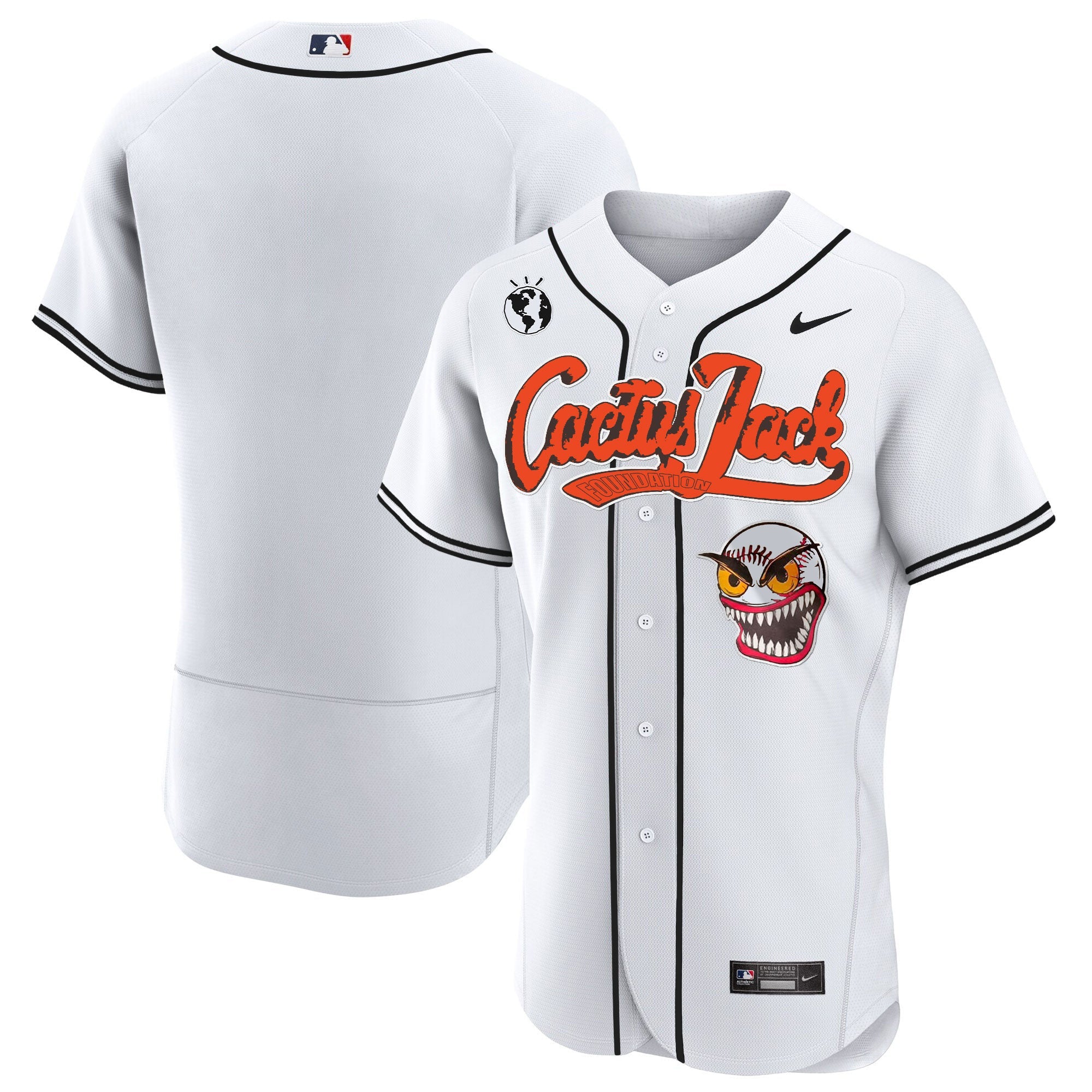Men’s Houston Cactus Jack Flex Base Jersey – Stitched