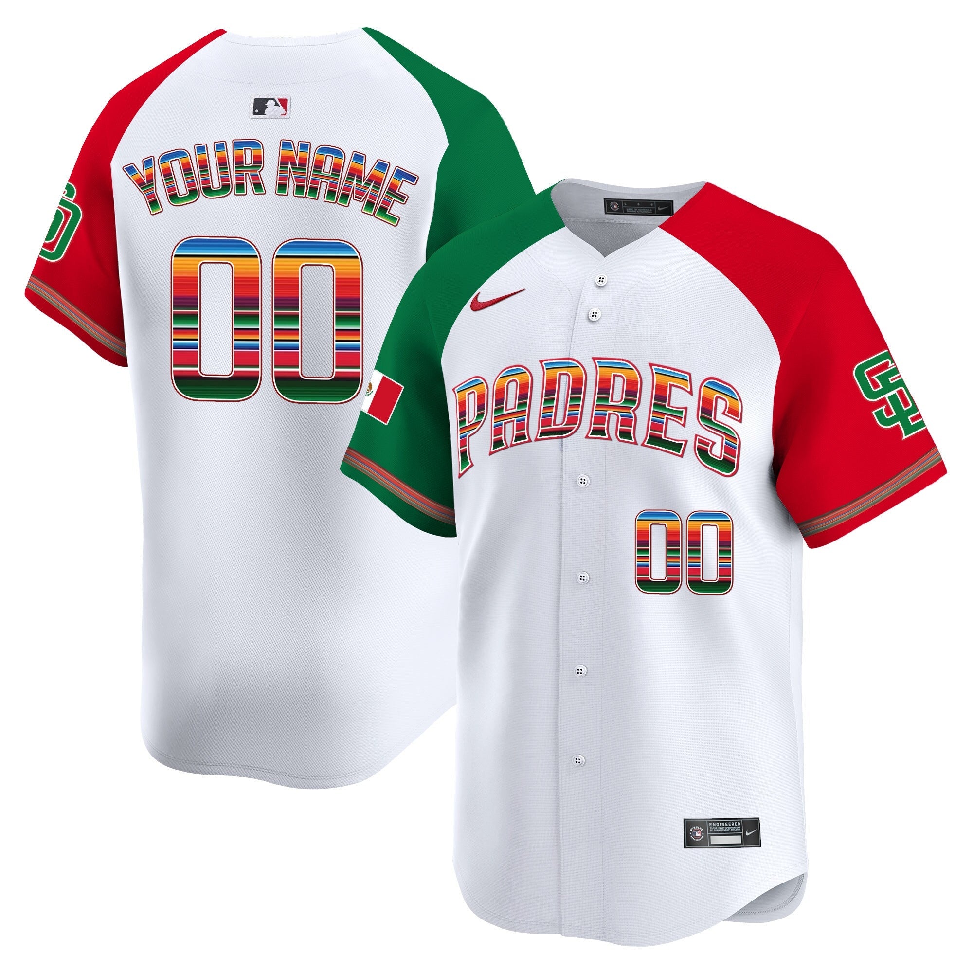 San Diego Mexico Premier Limited Custom Jersey