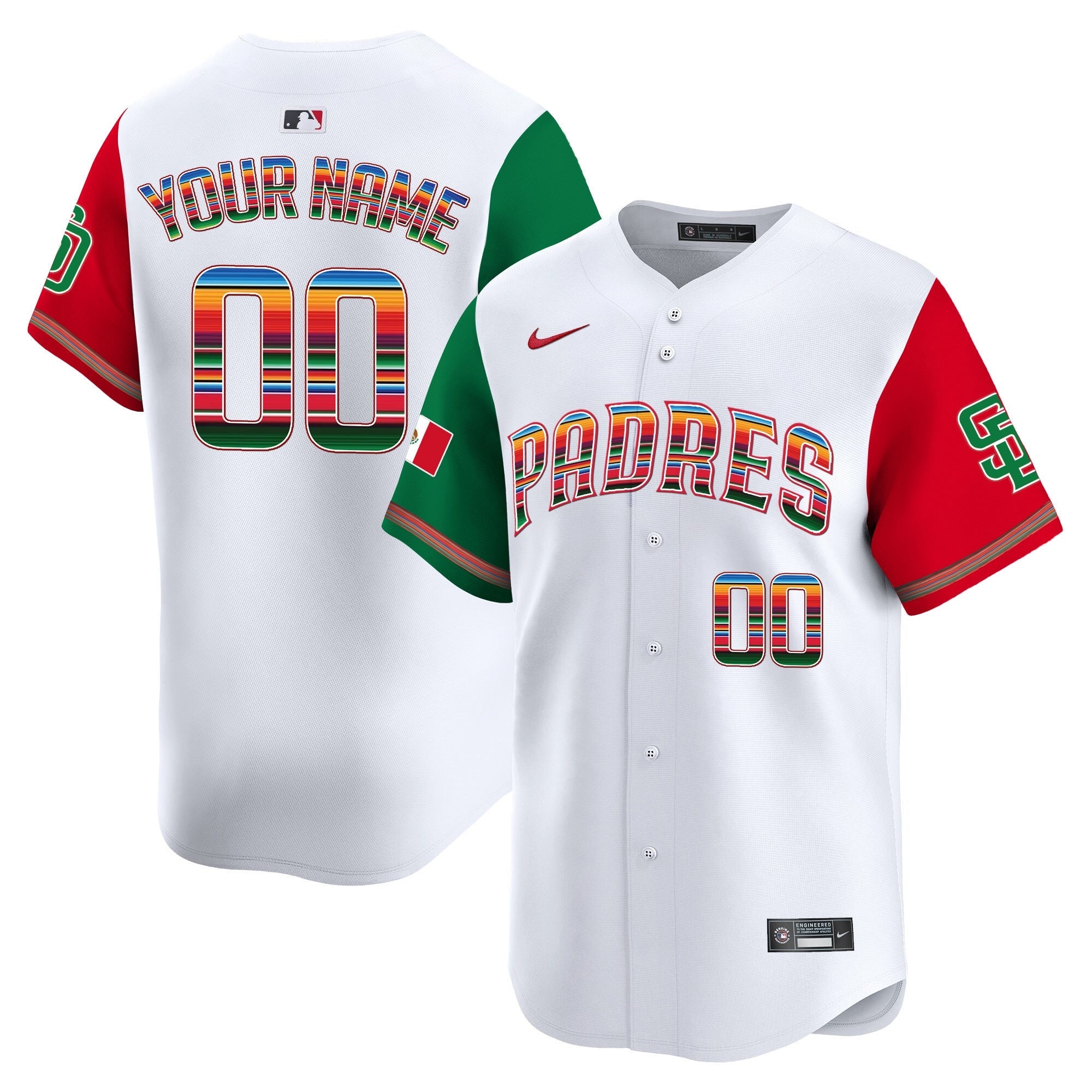 San Diego Mexico Premier Limited Custom Jersey