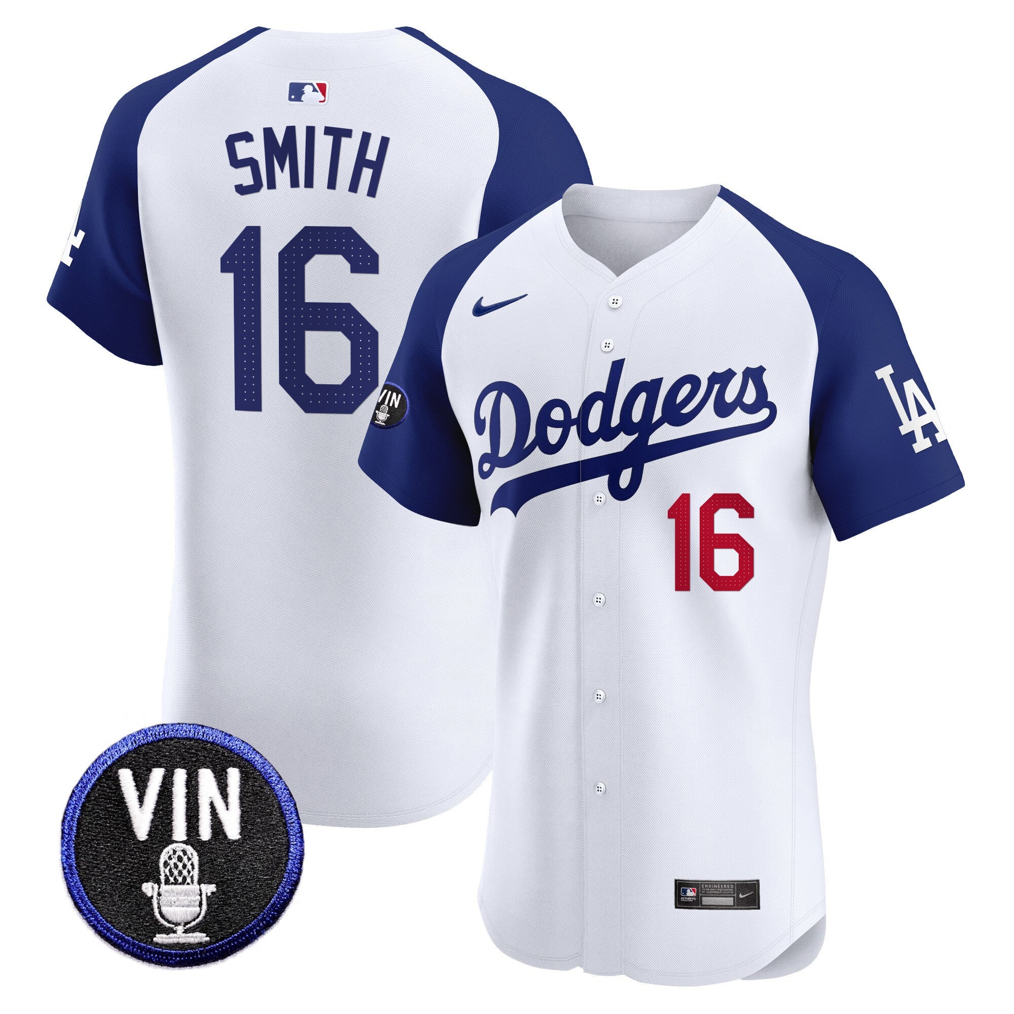 Men’s Vin Scully Patch Vapor Premier Elite Jersey