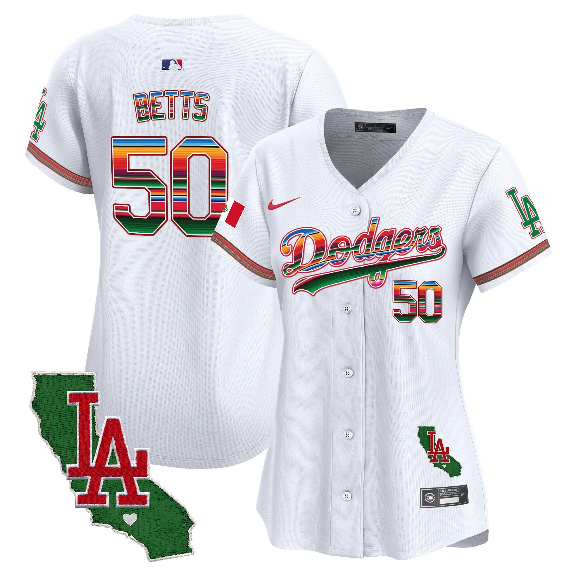 Women’s Mexico California Patch Vapor Premier Limited Jersey V2