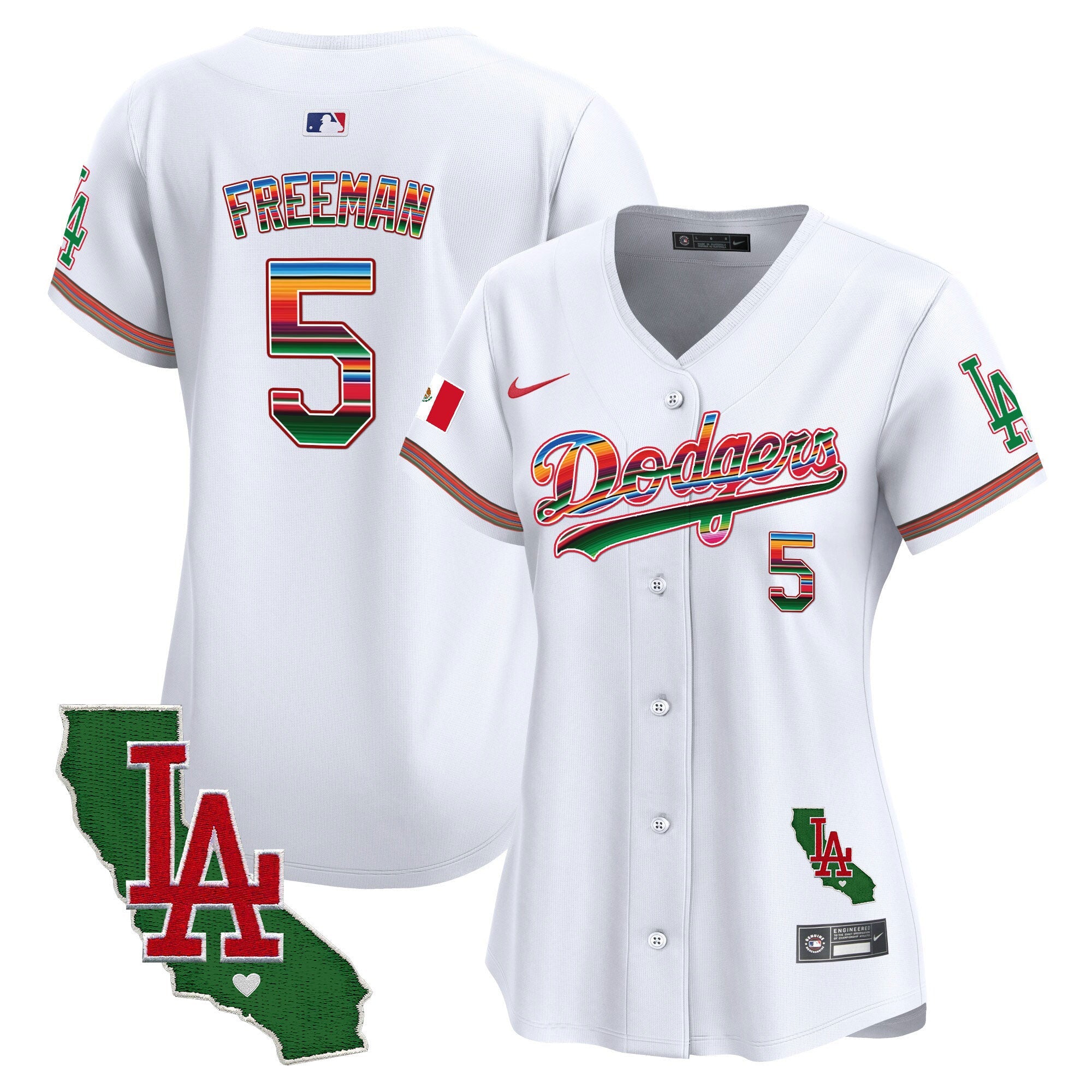 Women’s Mexico California Patch Vapor Premier Limited Jersey V2