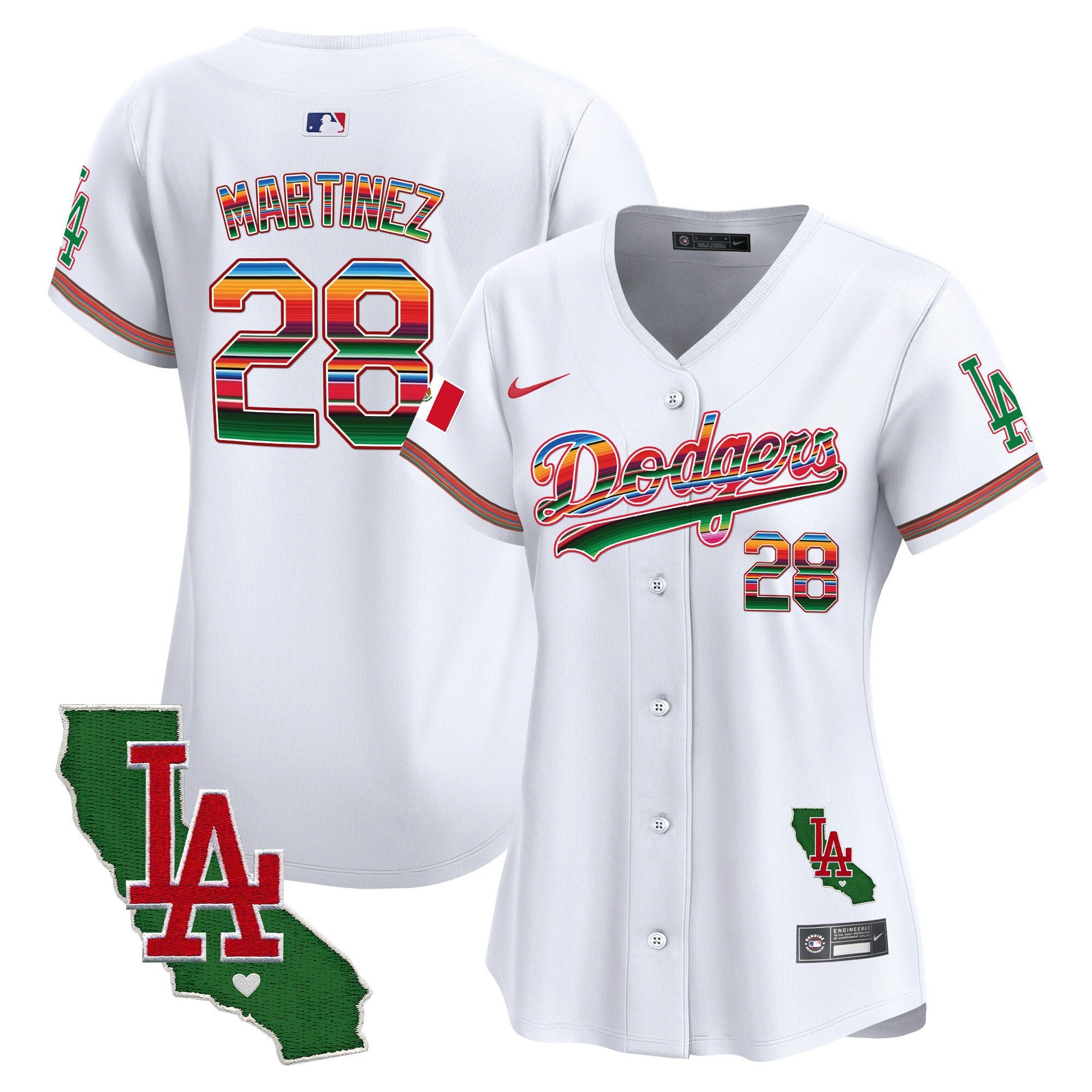 Women’s Mexico California Patch Vapor Premier Limited Jersey V2